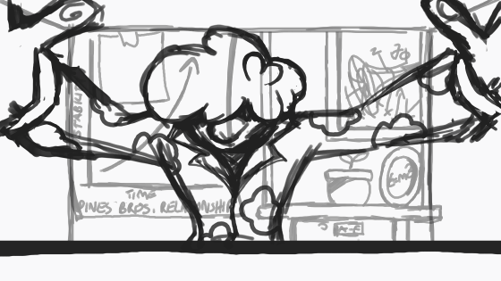 "I Have A Sixth Sense," made in Clip Studio Paint, Spring 2025
