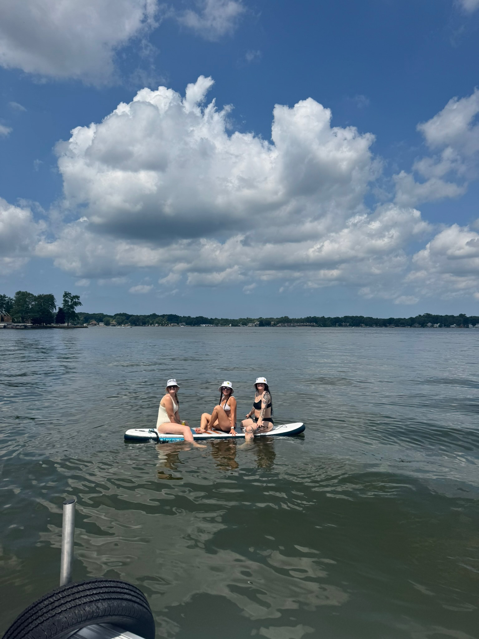 moments before an old man lectured us all on lake drownings