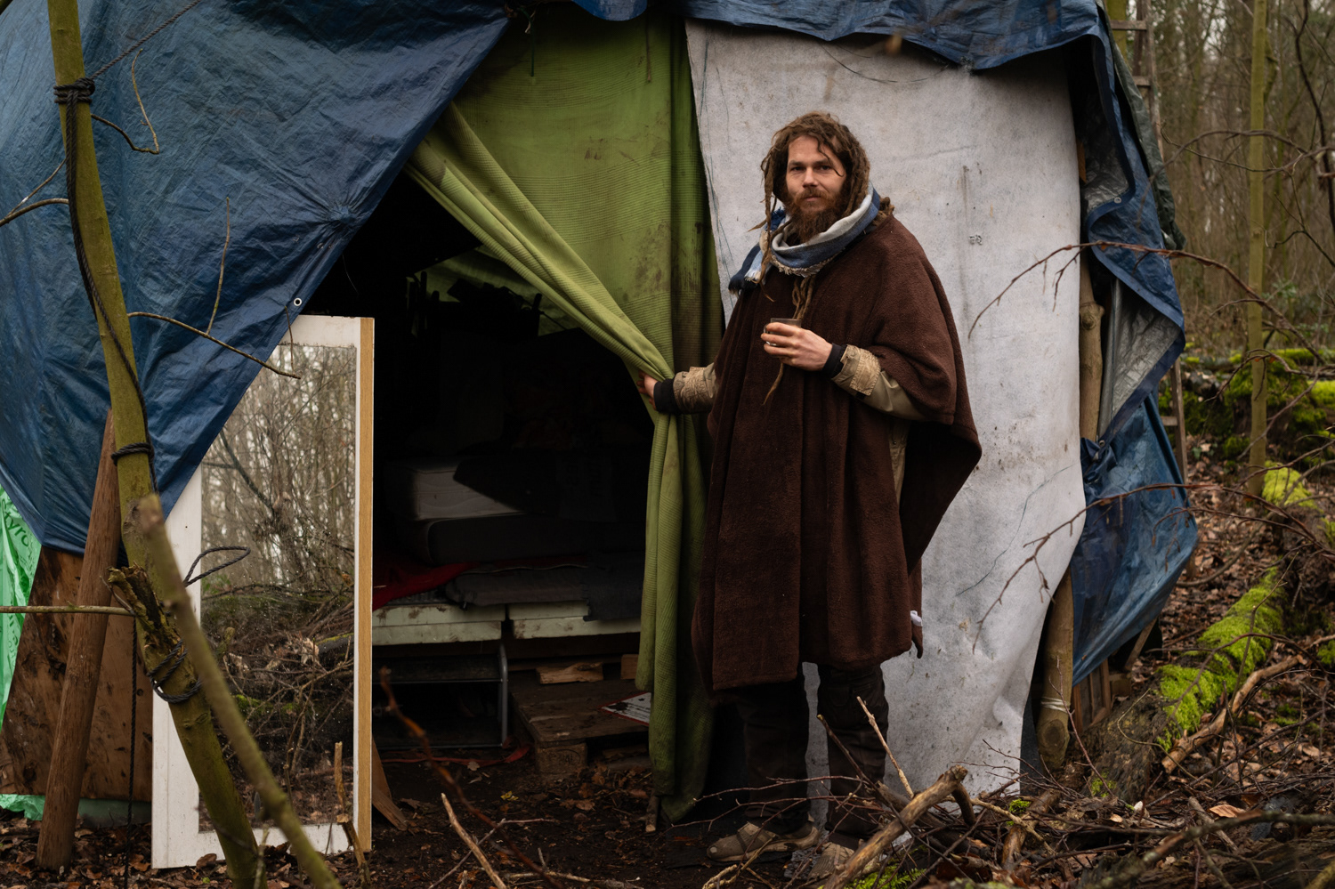 Camp d'activiste.