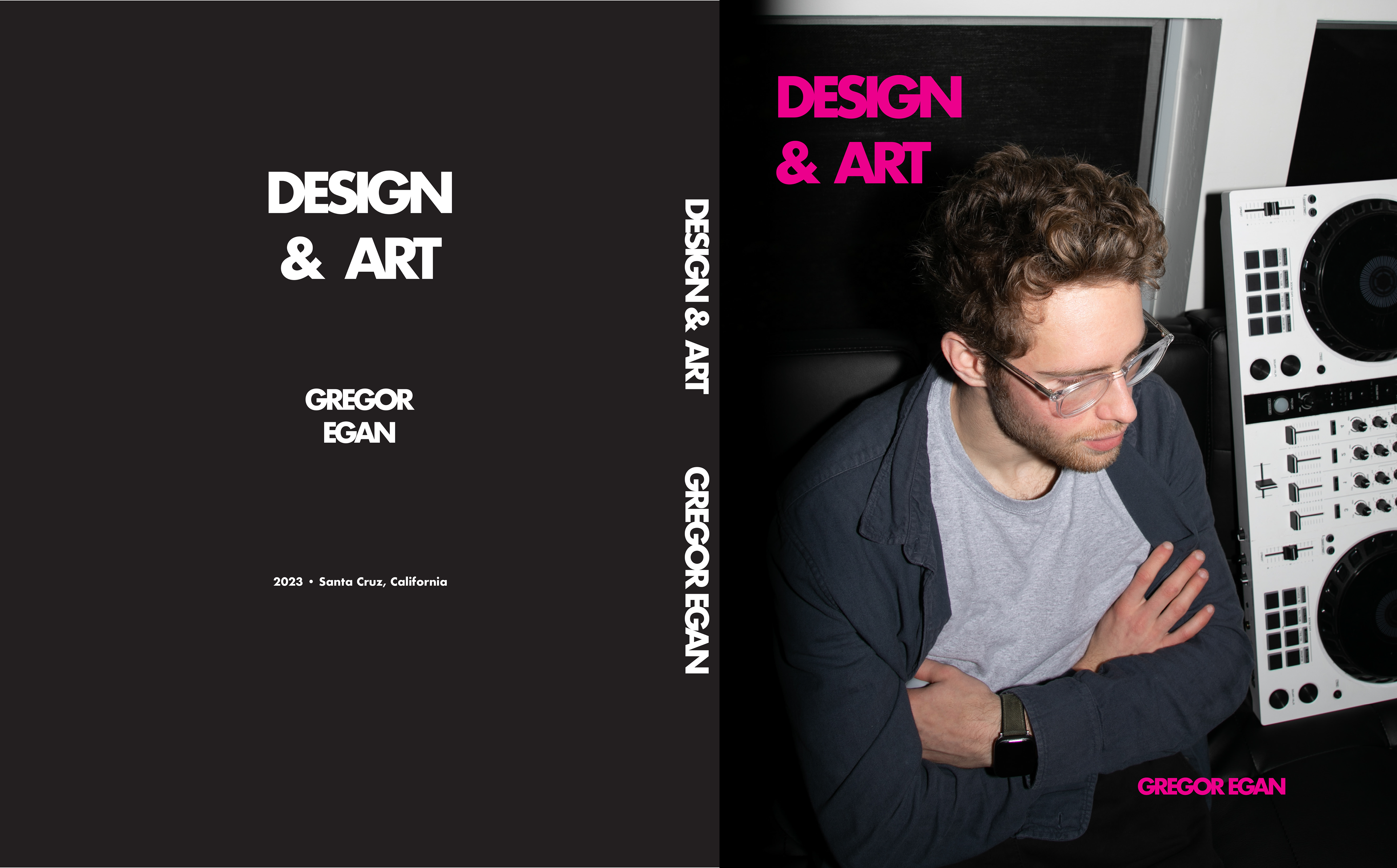 Front & Back Cover from my second book, "Design & Art", 2023