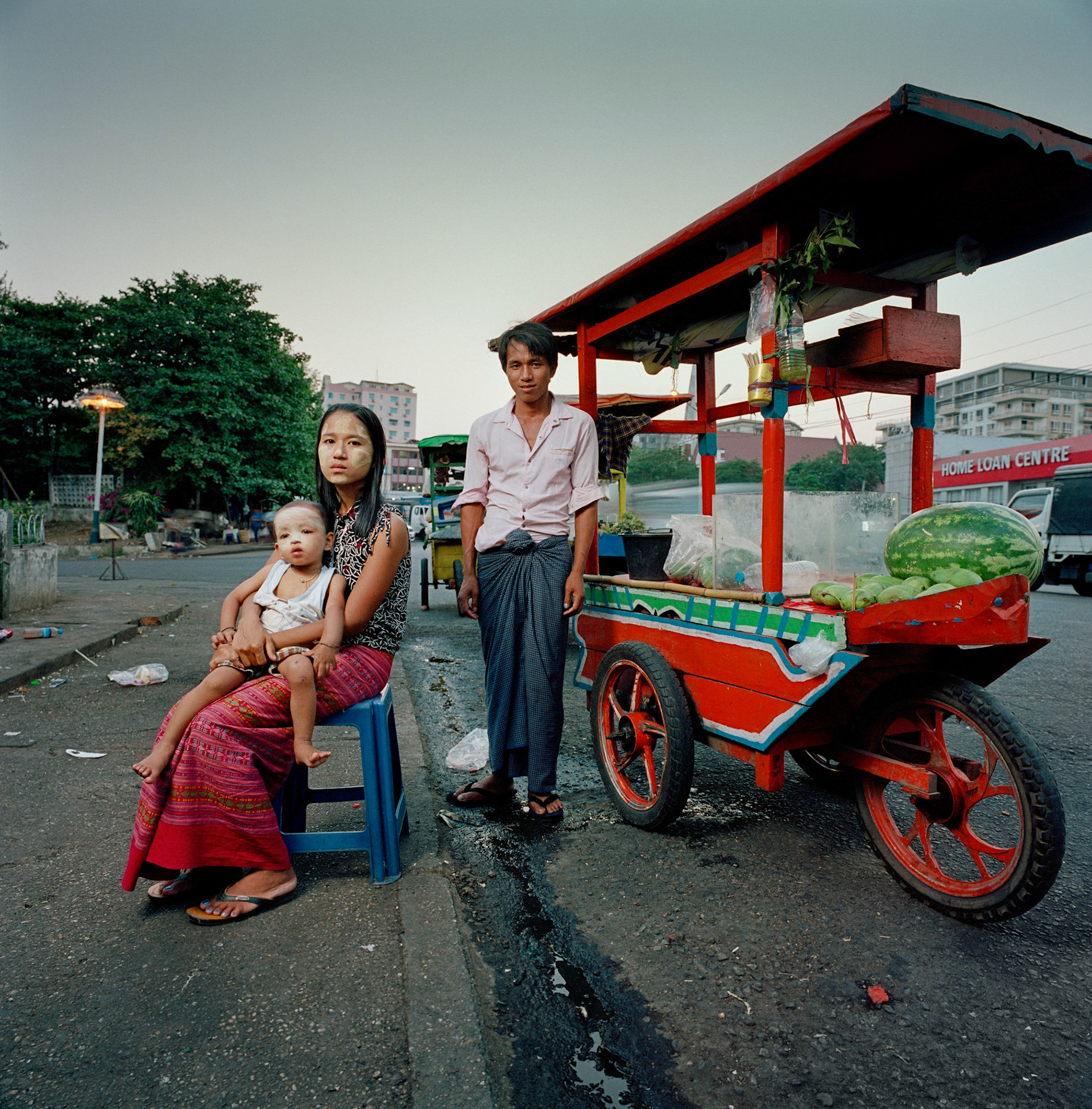 Street Vendors, Yangon, Myanmar 2017