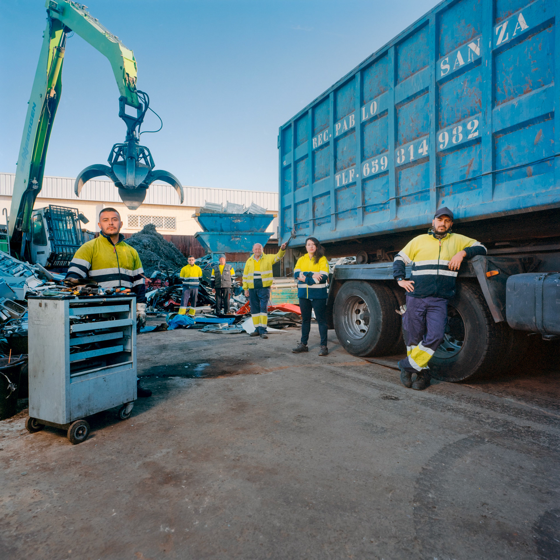 Scrap metal recovery Pablo Sanza, Madrid 2023