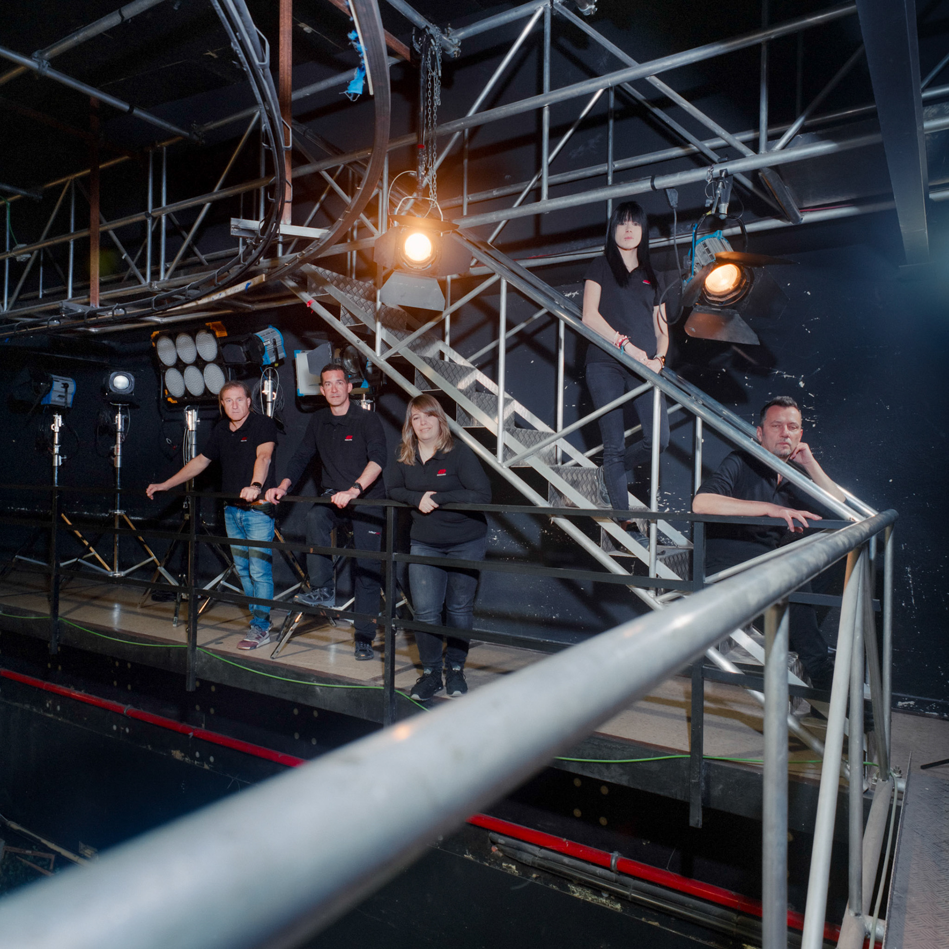 Lighting crew. Grup Mediapro, Madrid 2023