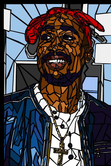 2Pac - Digital Mosaic
