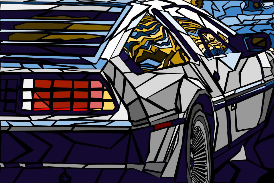 DeLorean - Digital Mosaic
