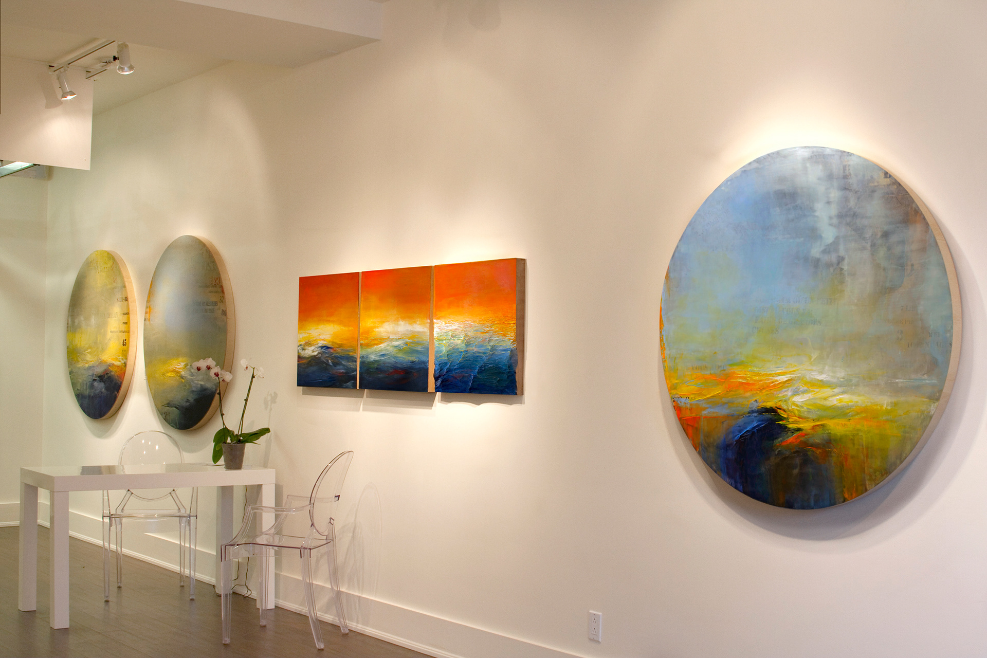 Vue expo 2011 - 2 virgules de lumière - Galerie BADA