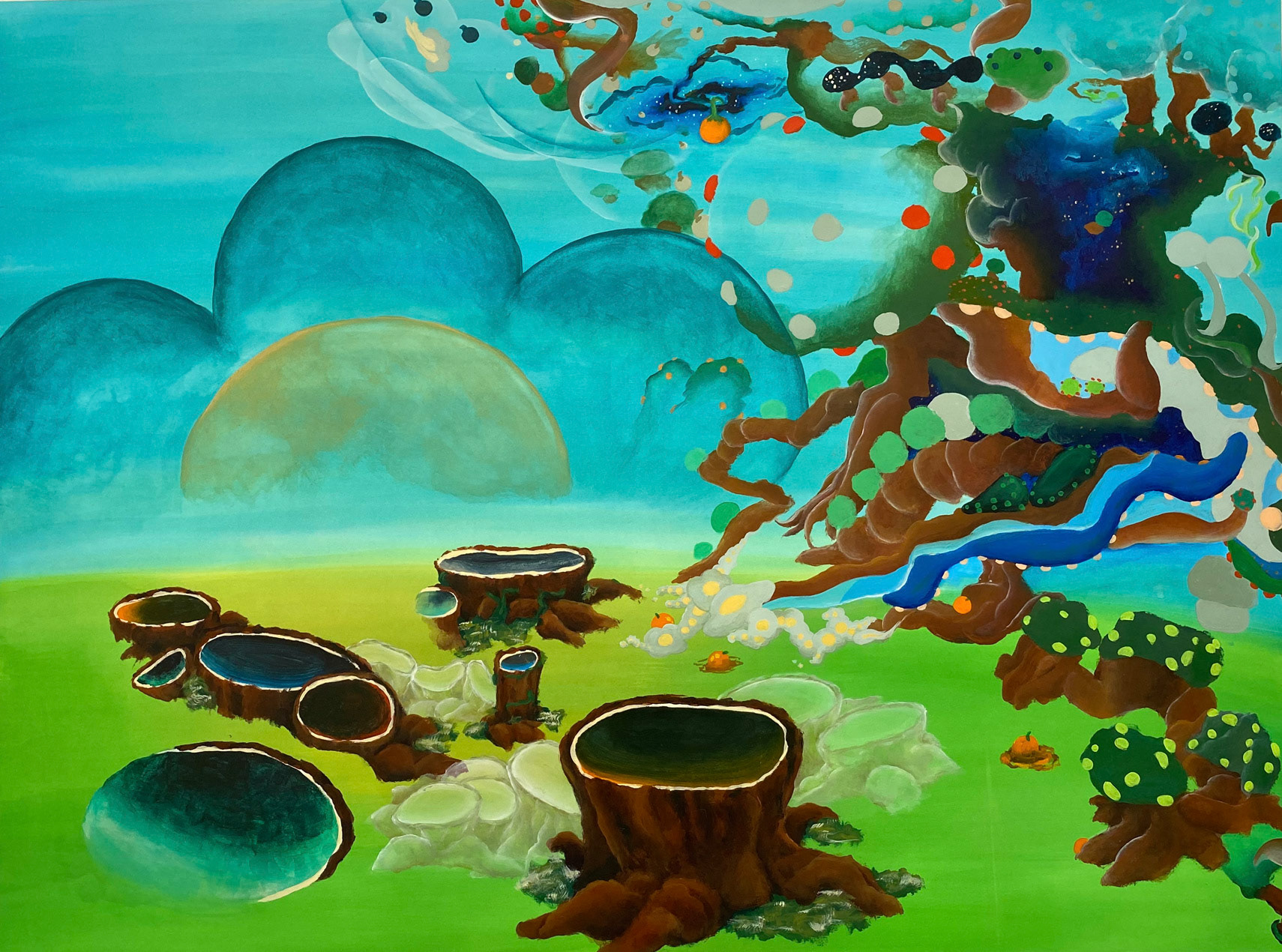 "Fugir pra onde?", 56x76cm