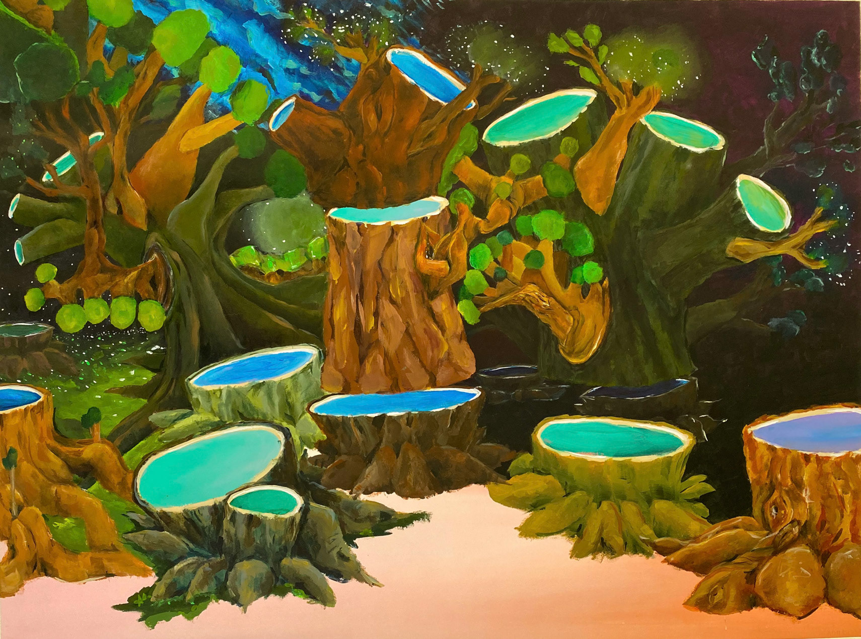 "Memórias", 56x76cm