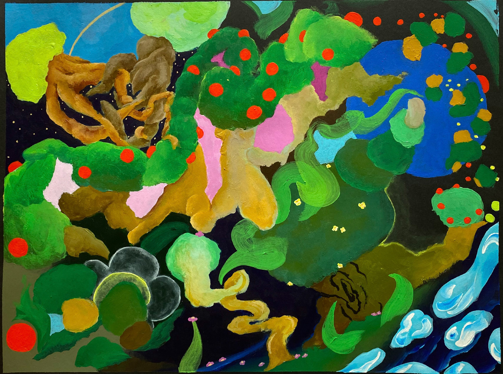 "É uma festa!", 31x41cm