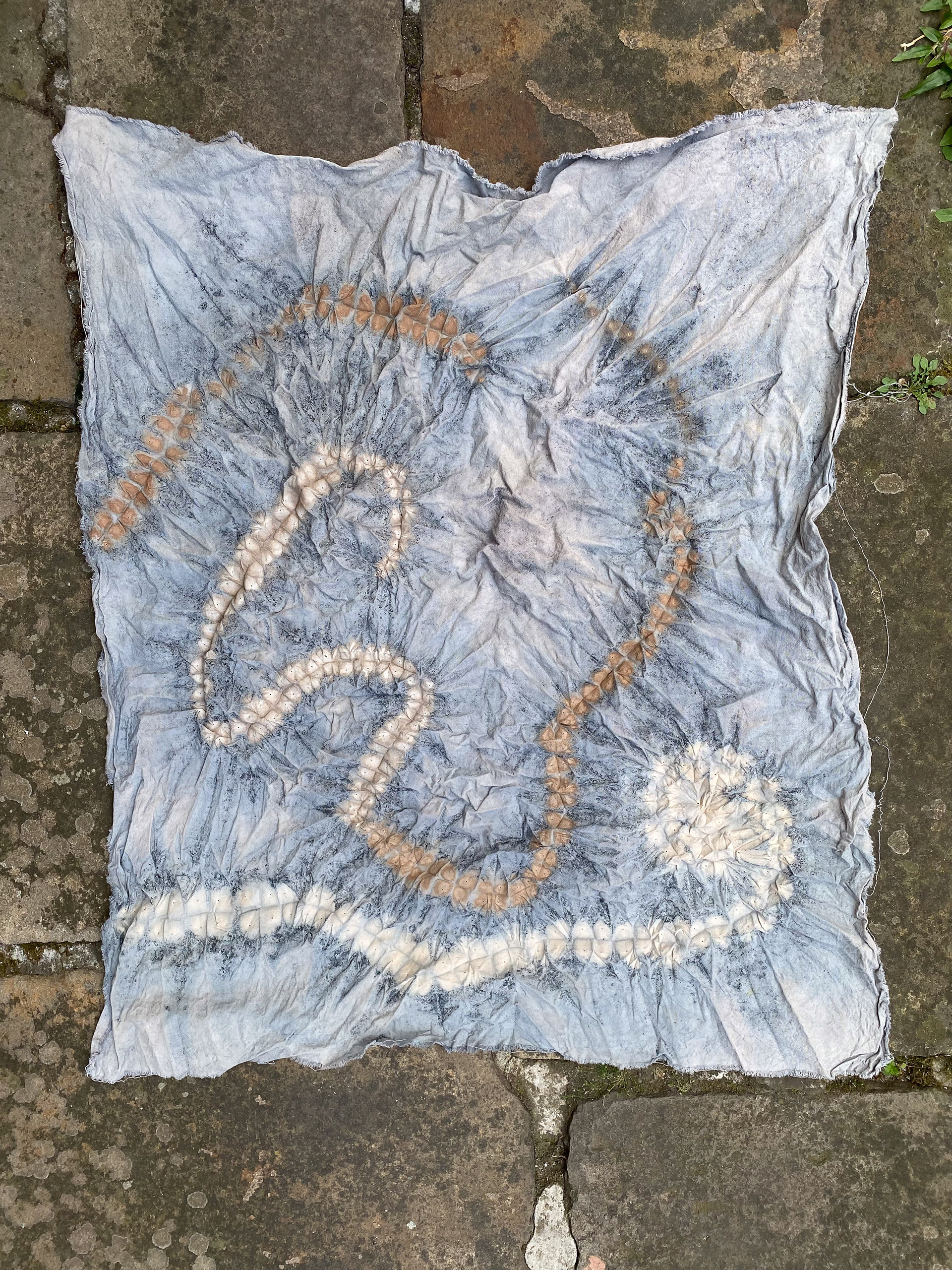 tecido com shibori