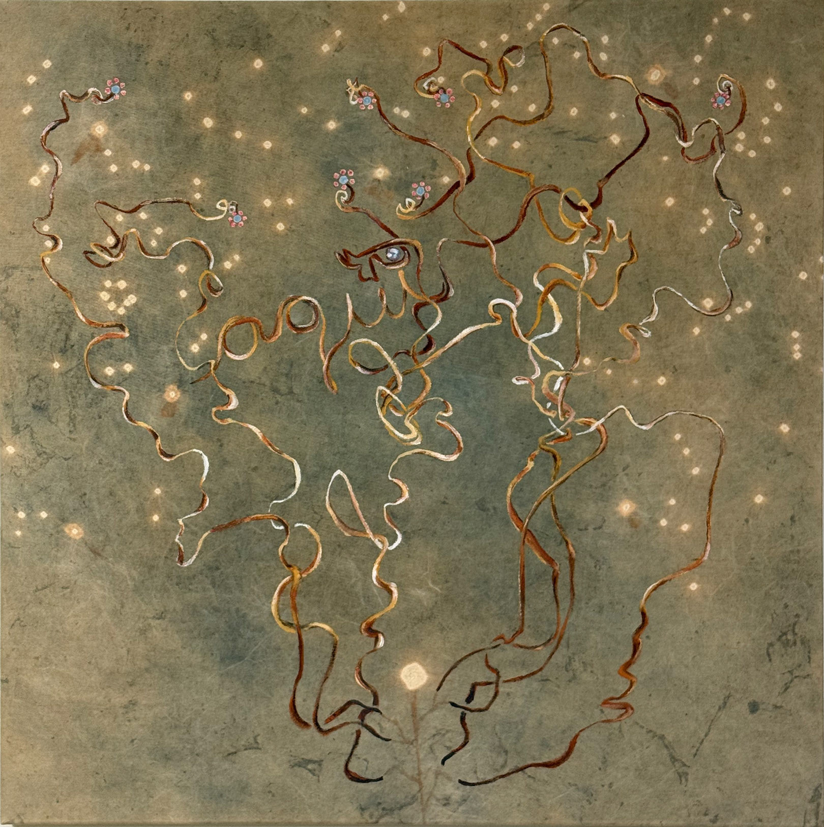 "Aqui”, 70x70cm