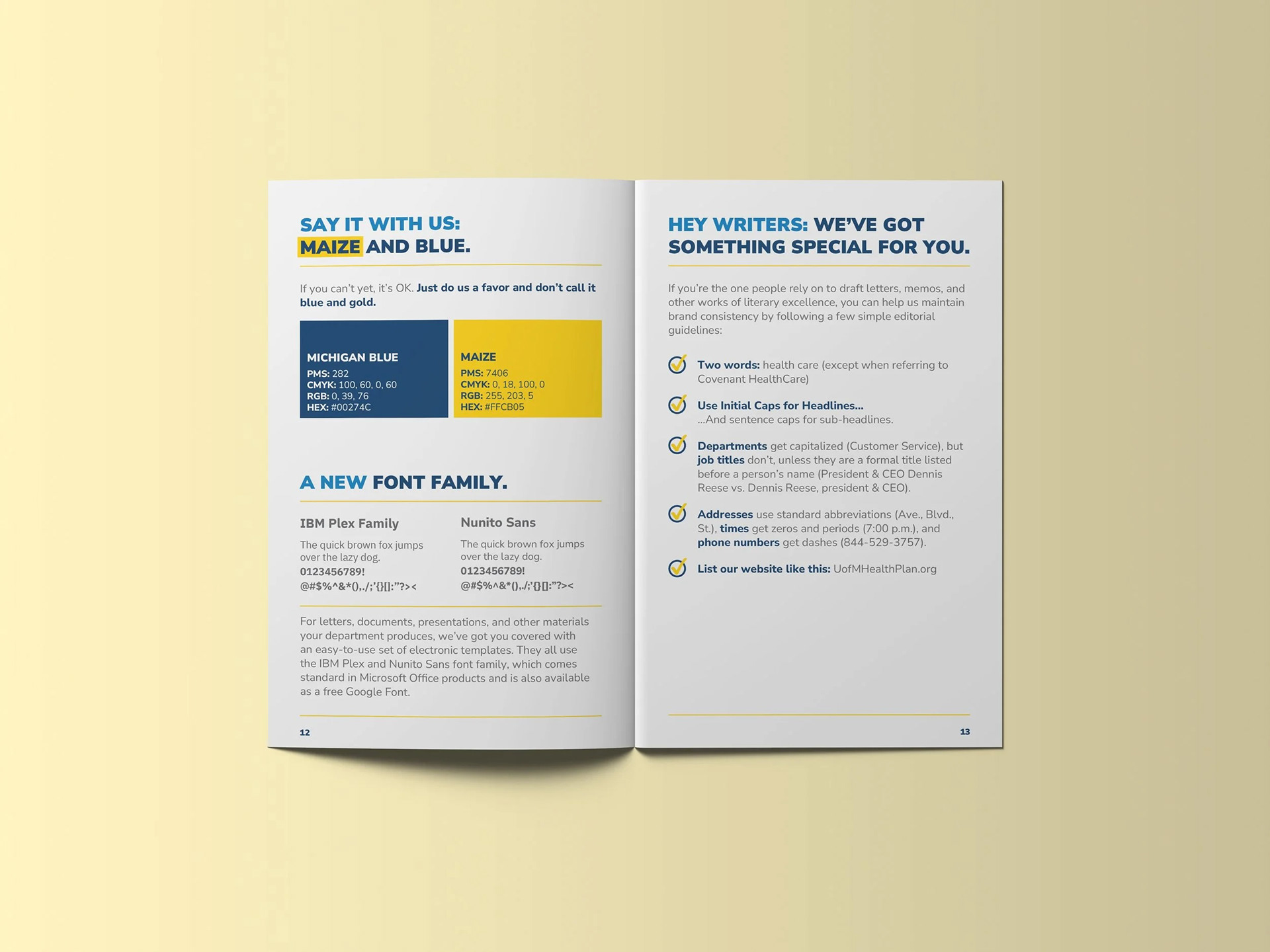 Launch of University of Michigan Health Plan
