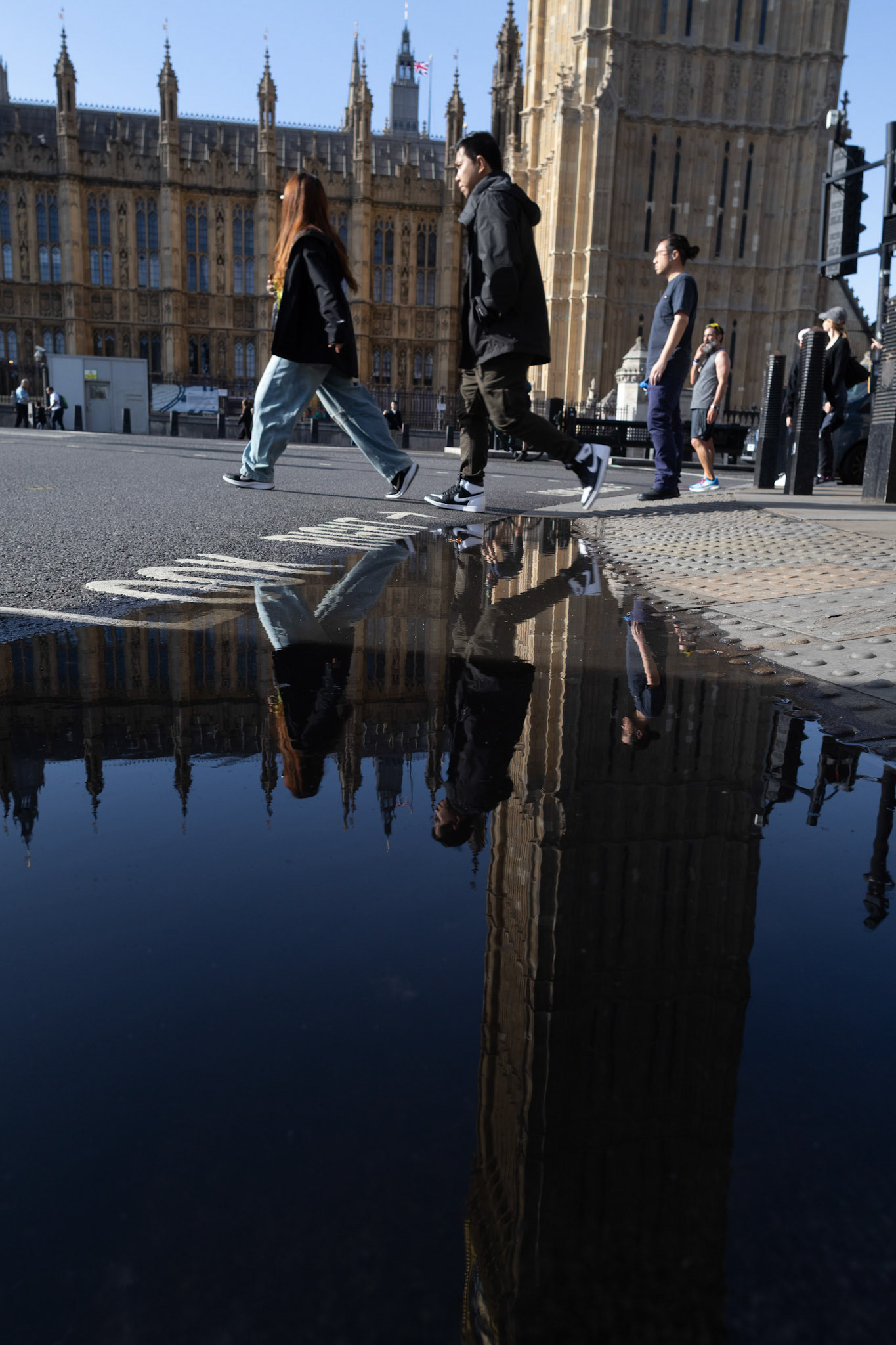 Frente al Big Ben