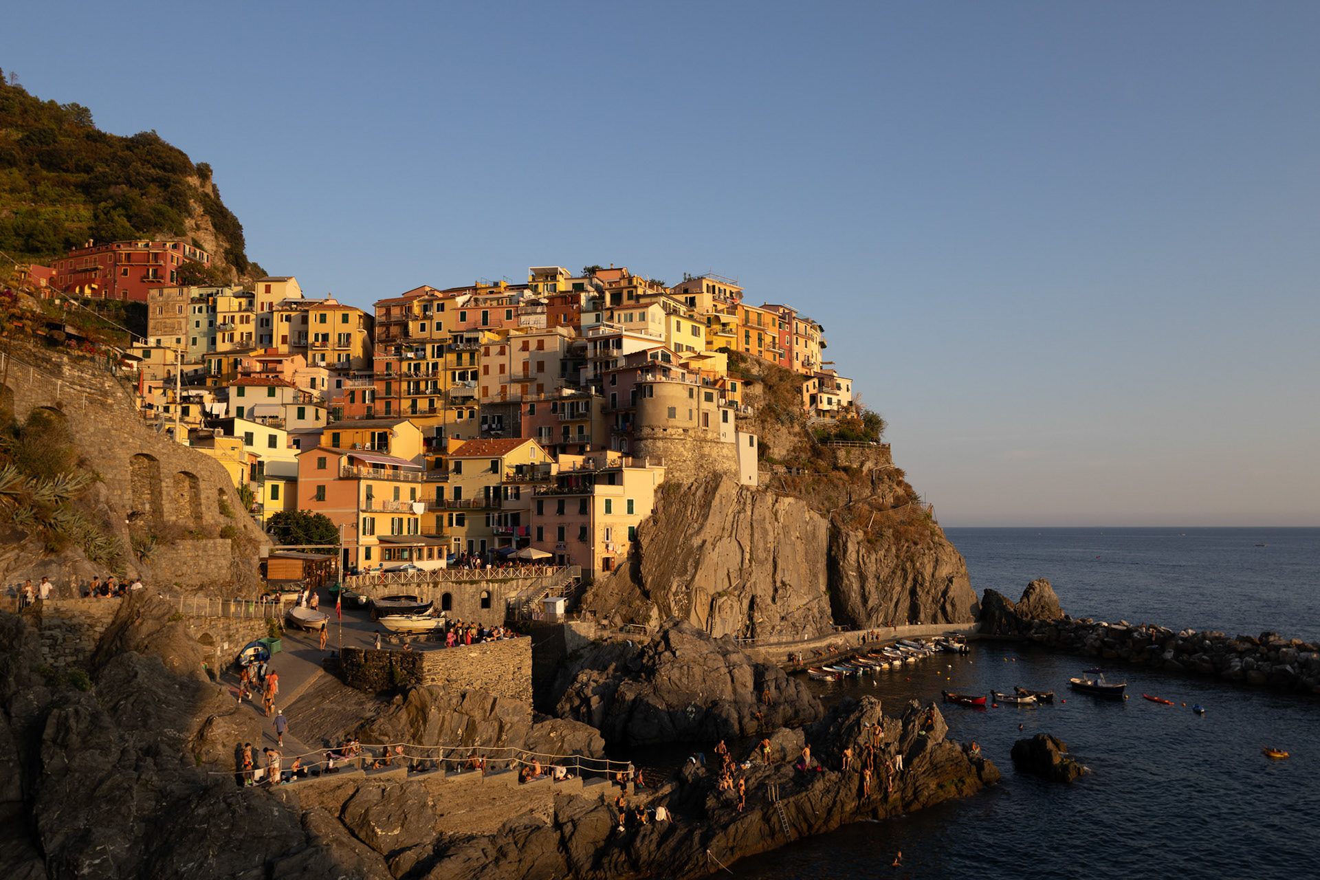 Sunset en Cinque Terre