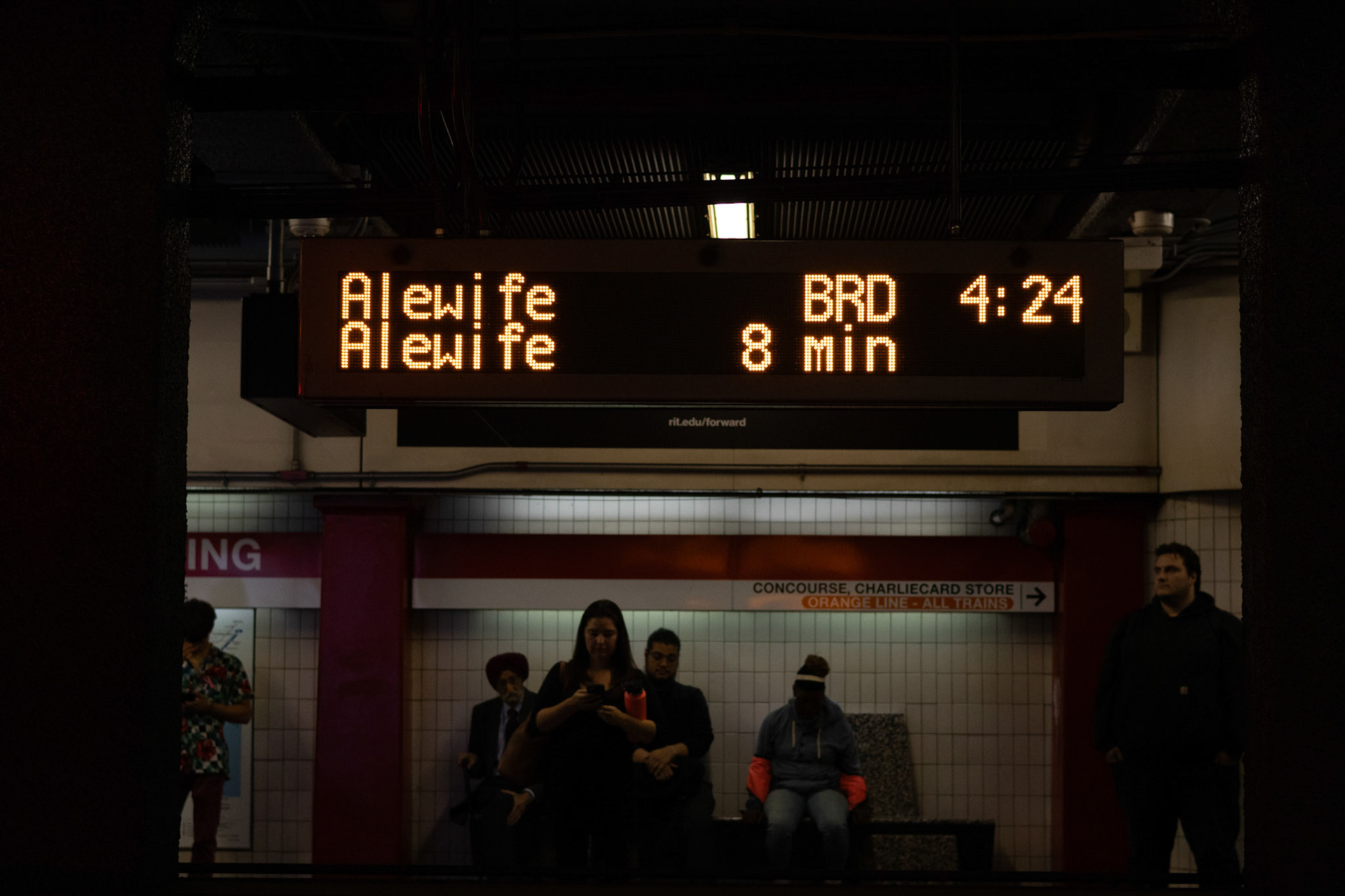 Esperando el tren
