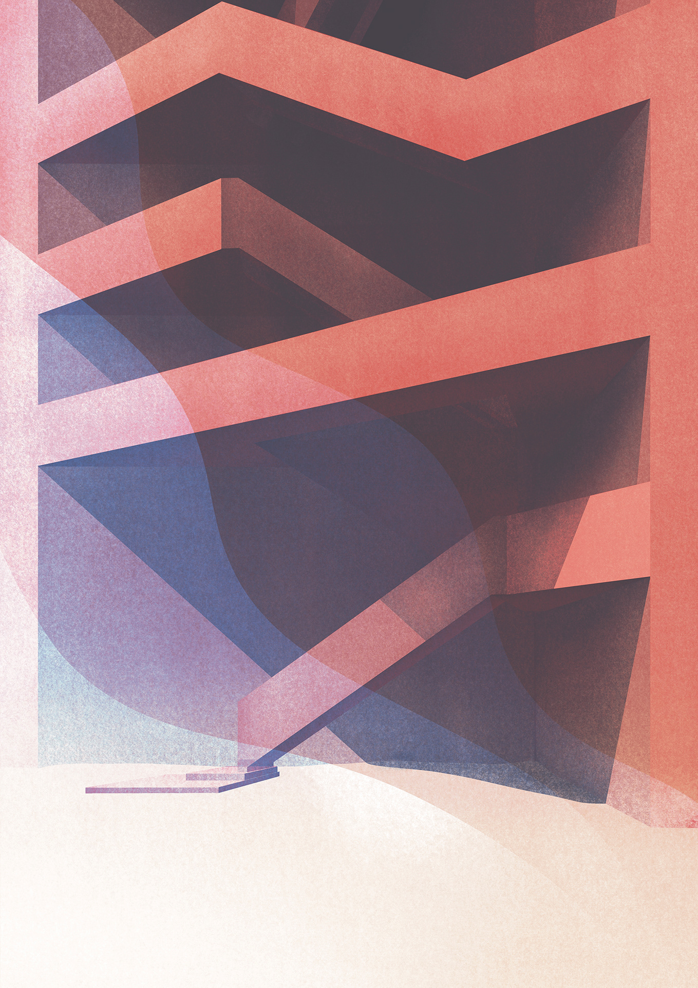 Felix Matschke Illustration Rostiger Nagel Regendunst