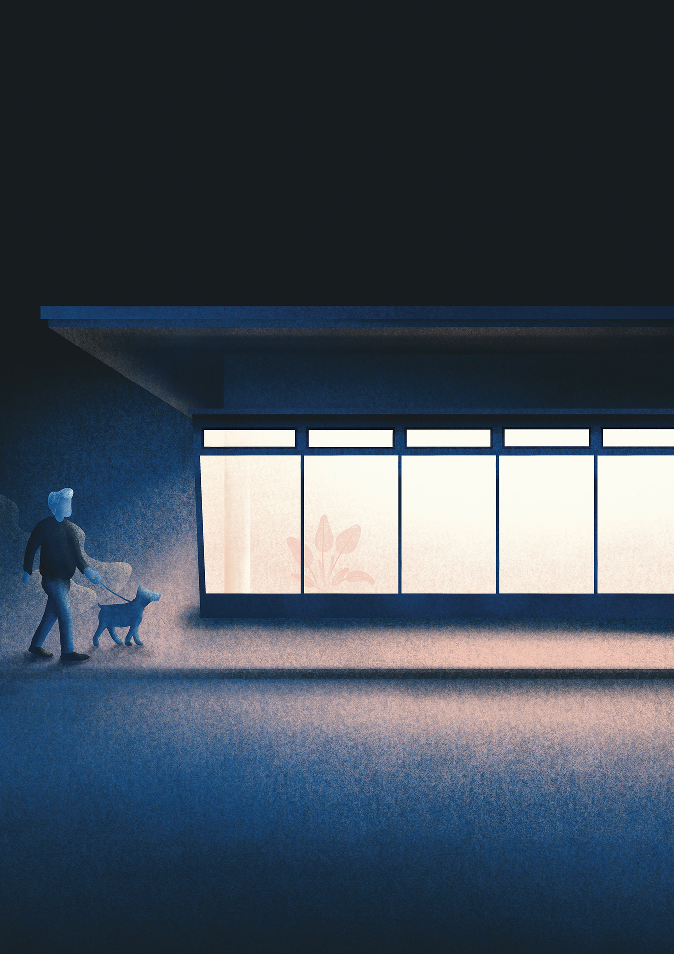 Felix Matschke Illustration Gassirunde Eisenhüttenstadt