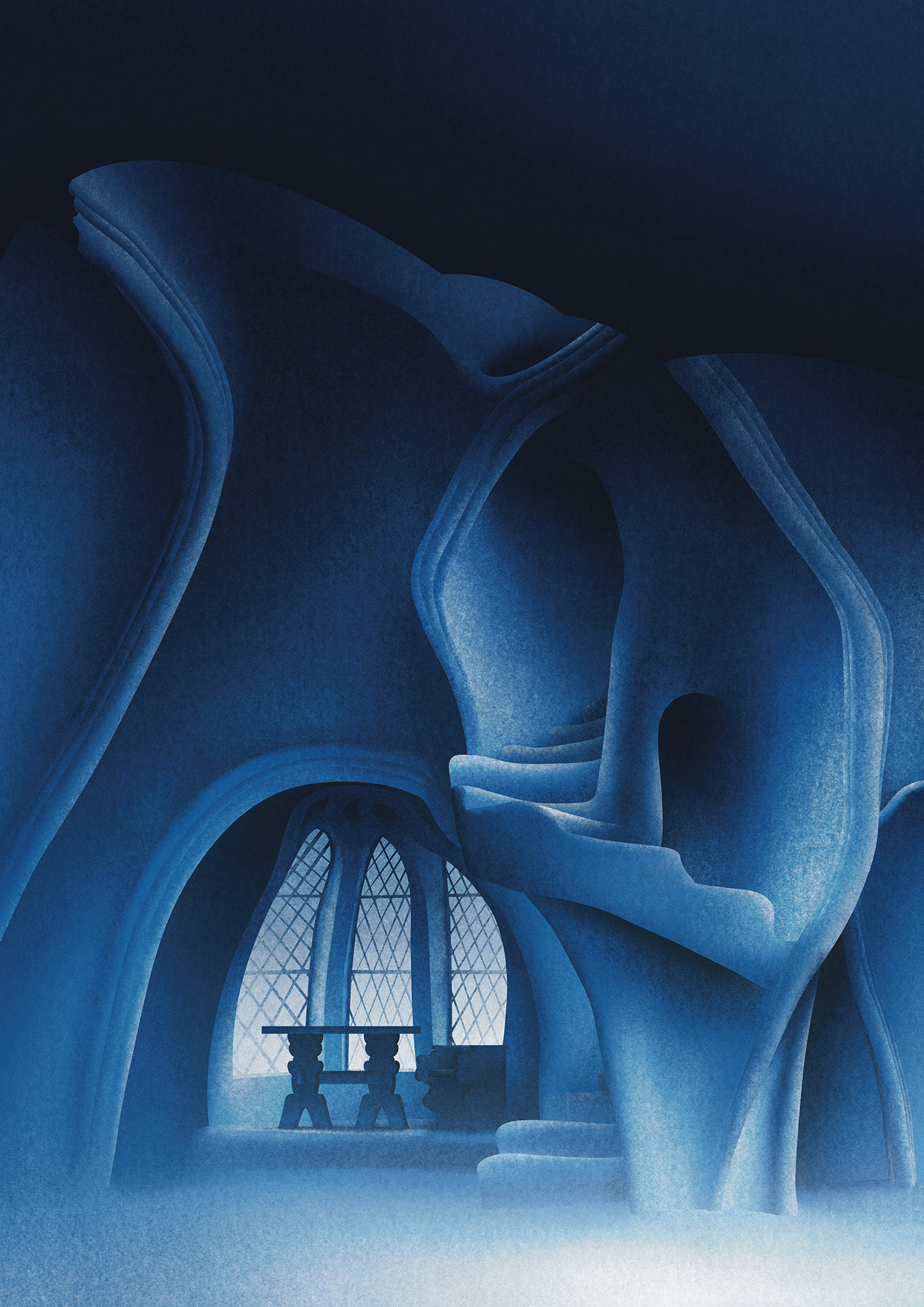 Filmkulisse ‚Golem‘ (Hans Poelzig und Kurt Richter).