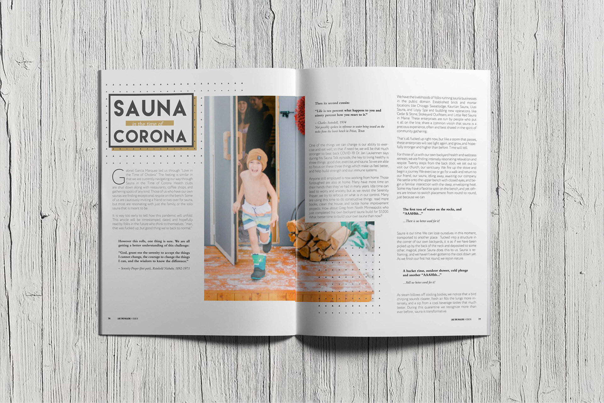 Sauna in the Time of Corona