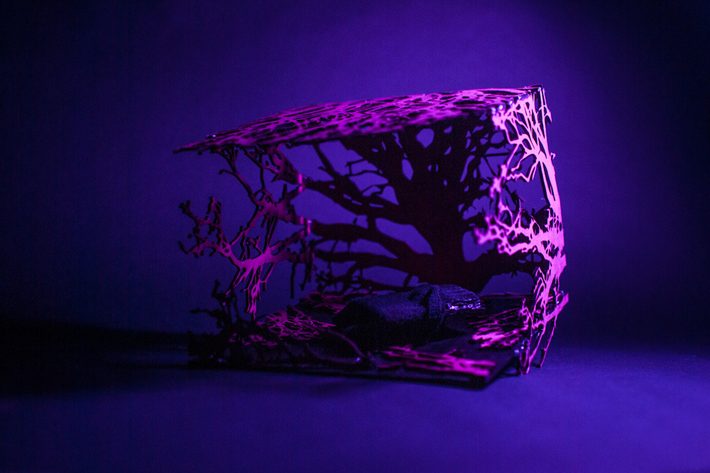 Laser Cut 'Drifting' Dreamscape Sculpture