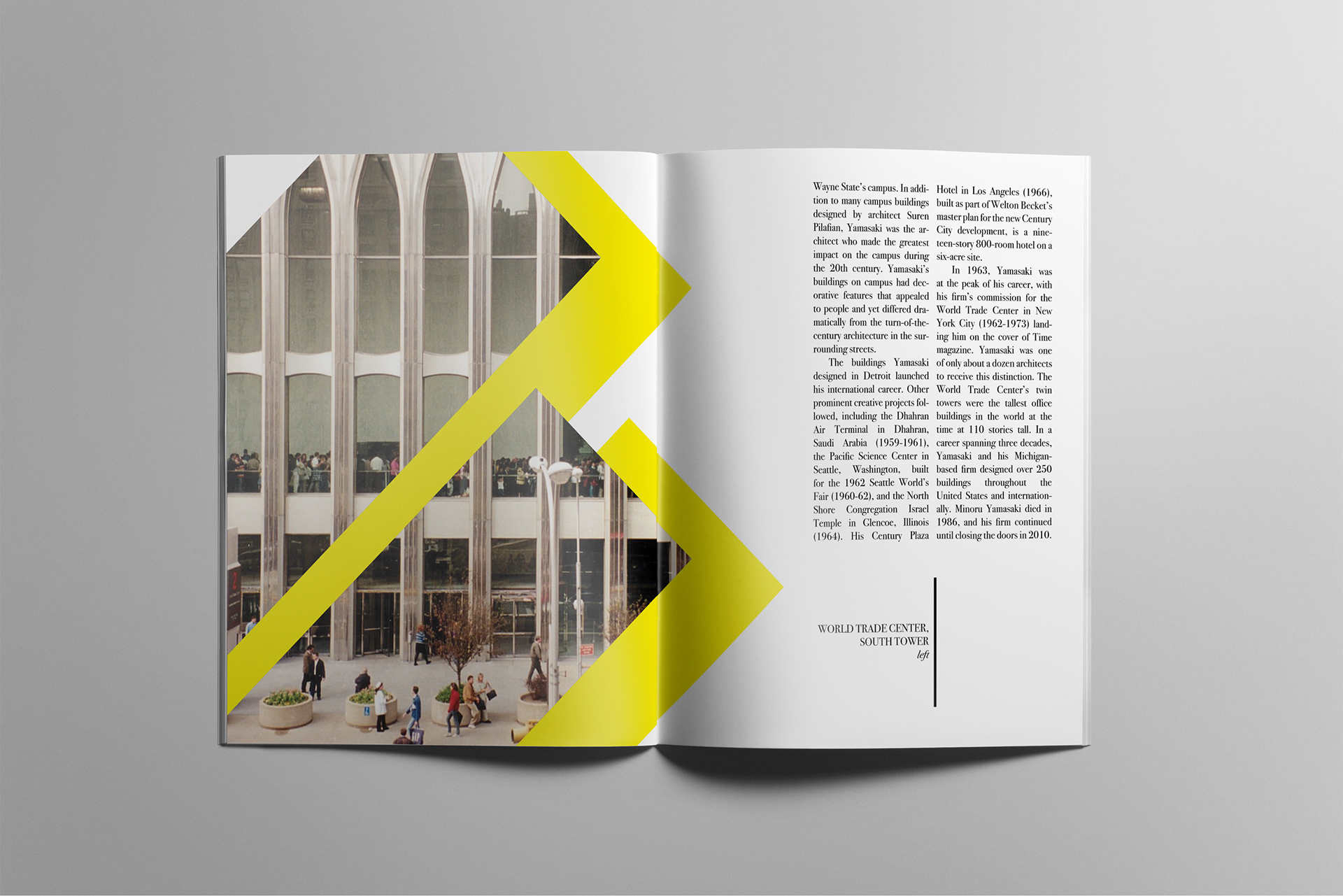 Yamasaki Zine Sample Spread C