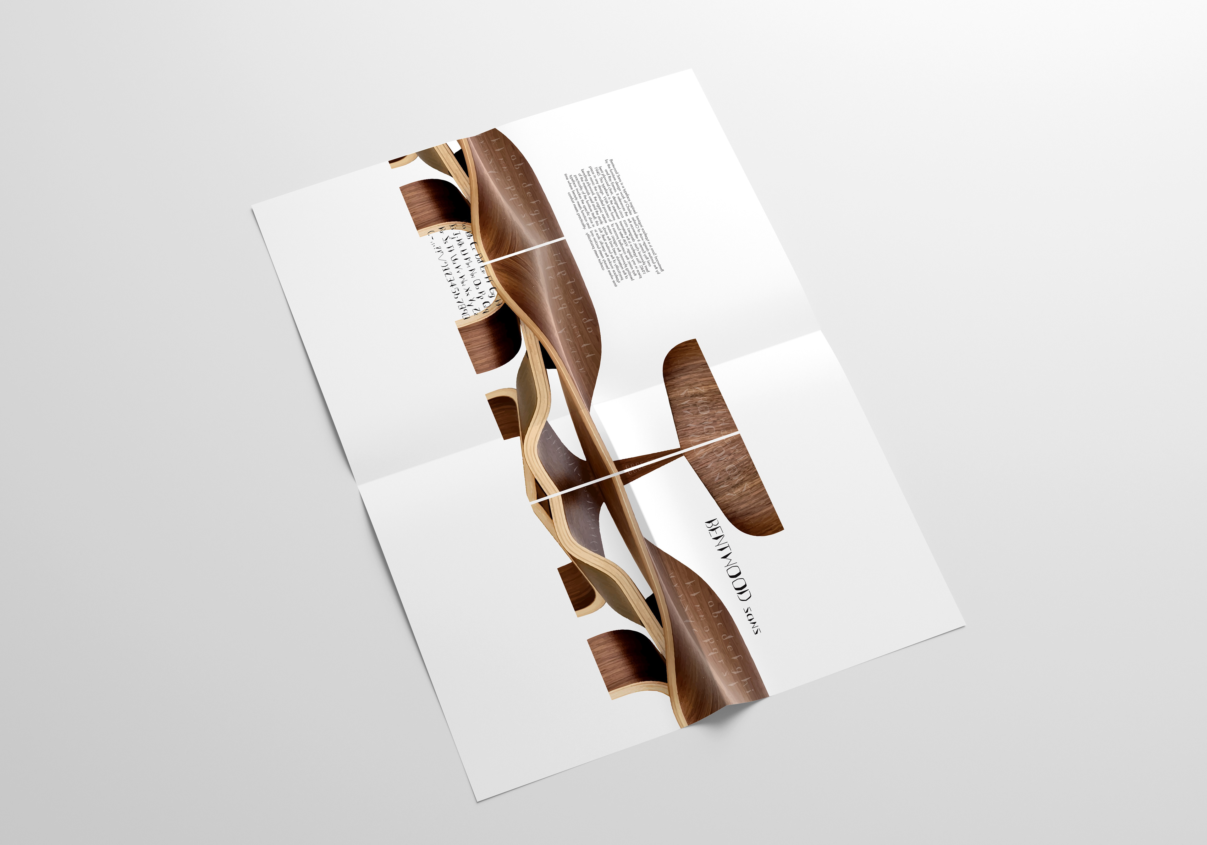 Bentwood Sans Typeface Poster