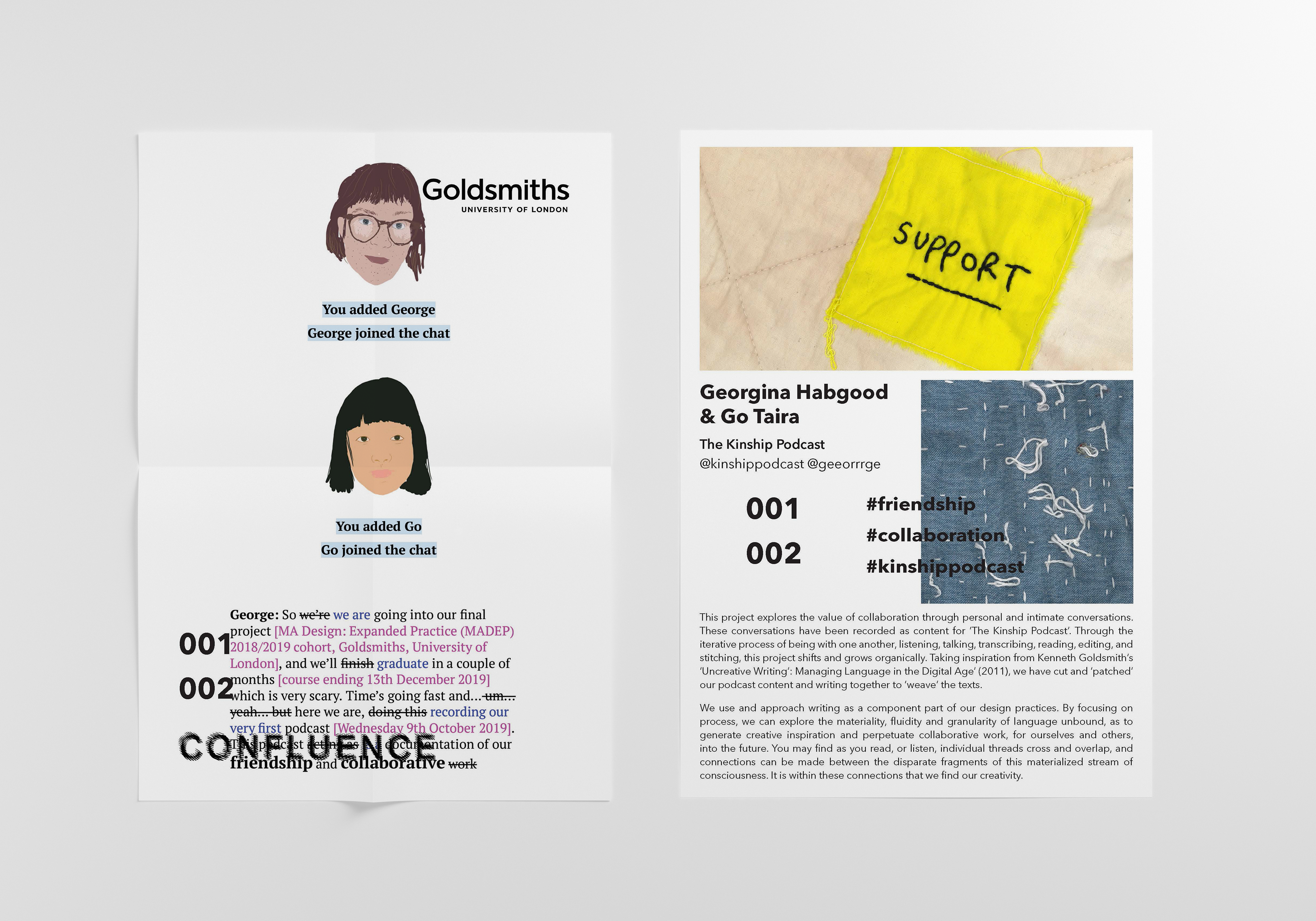 Confluence Catalogue Page 001 / 002 Front & Back