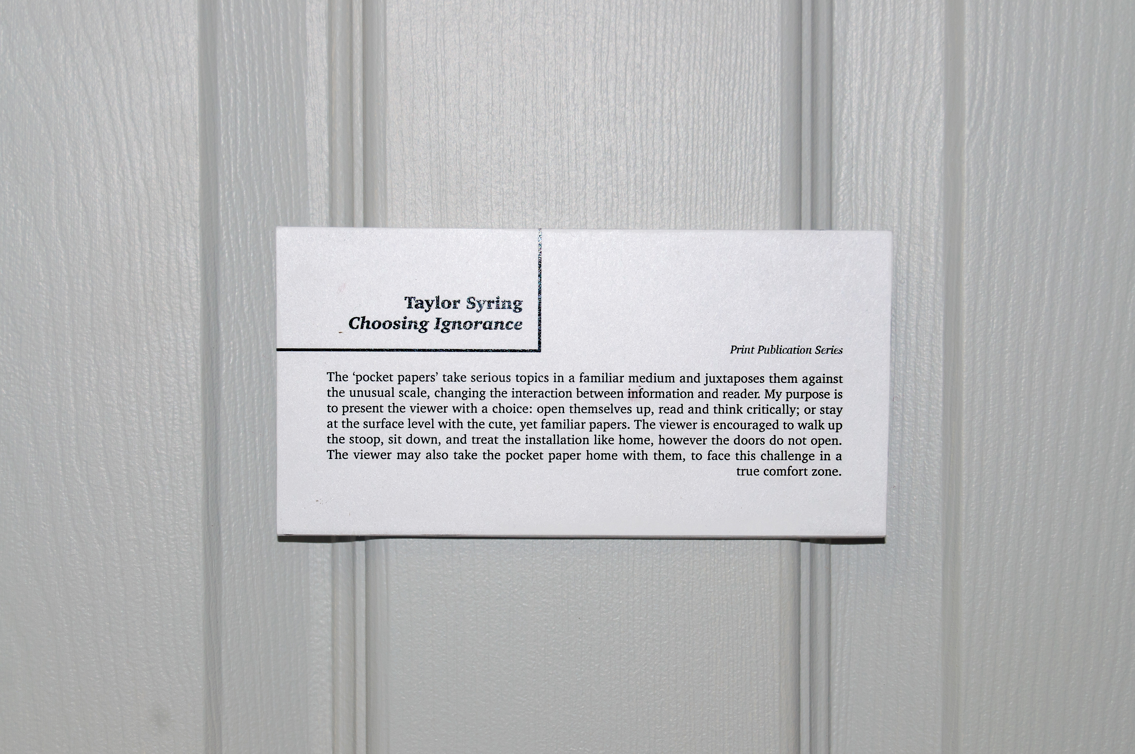 Exhibition Caption