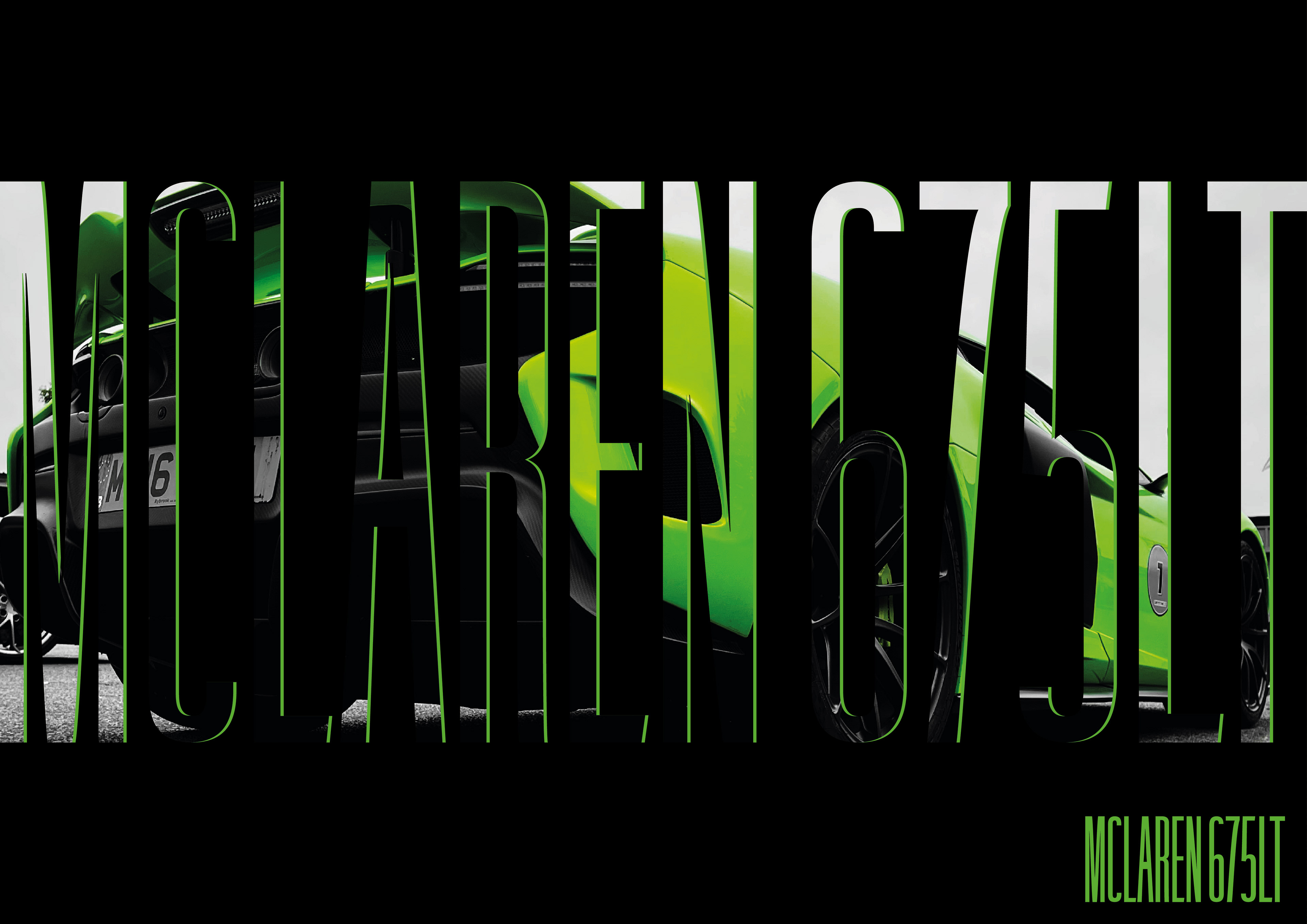 Mclaren 675LT Poster