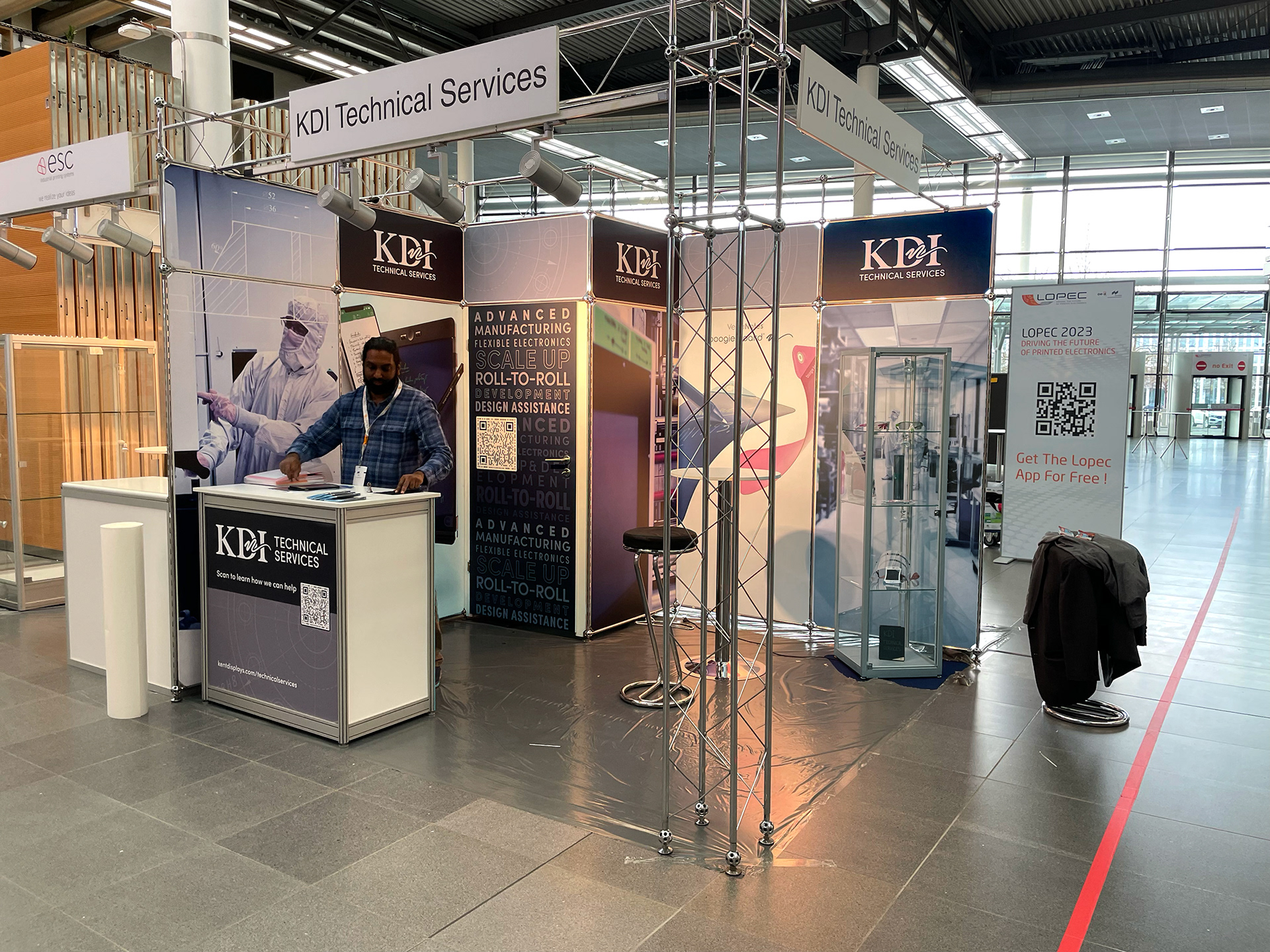 Booth photo from conference