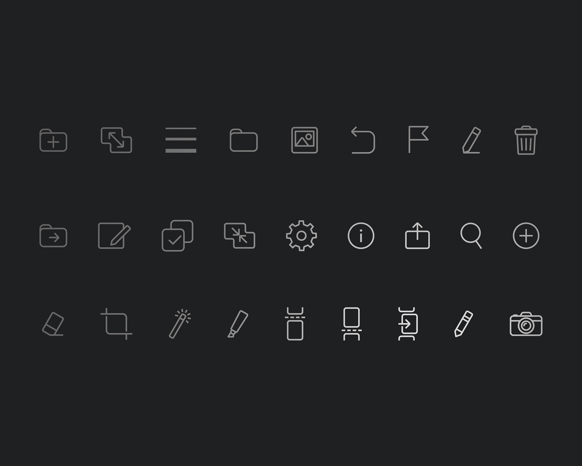 UI/UX Iconography
