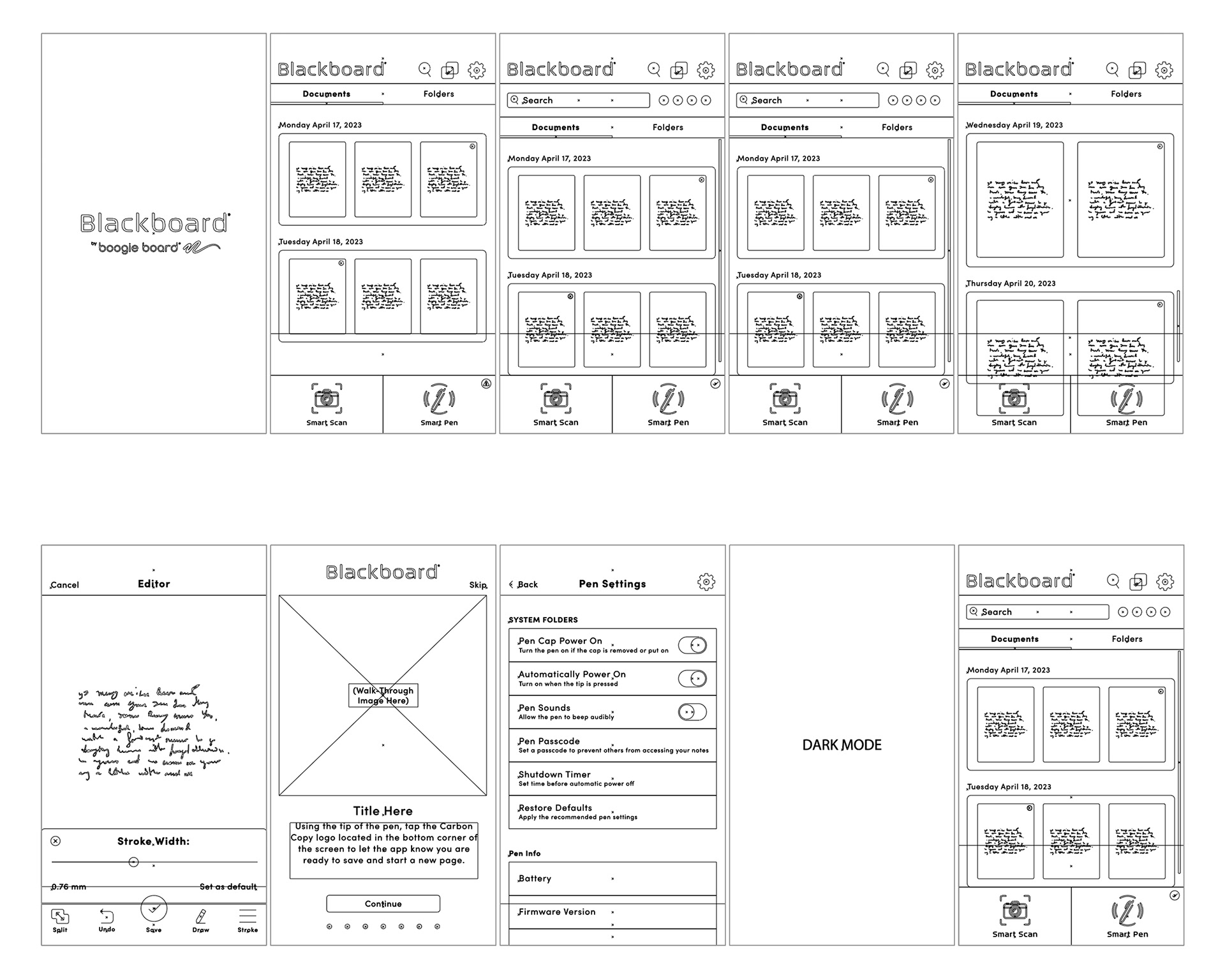 Wireframes