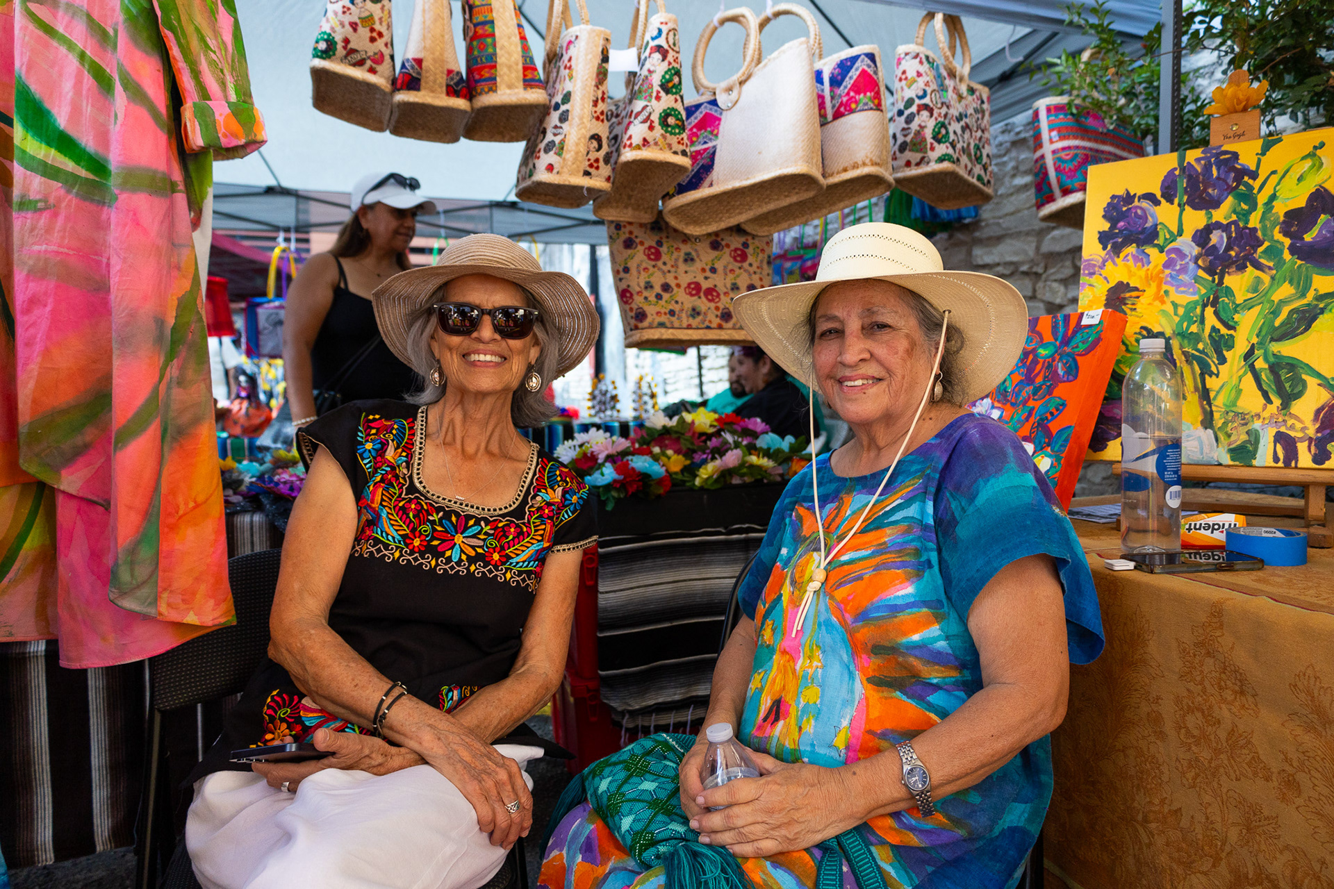 Irma Nuñez and Caroline Flores at the 41st annual Viva la Vida festival on Oct. 26, 2024.