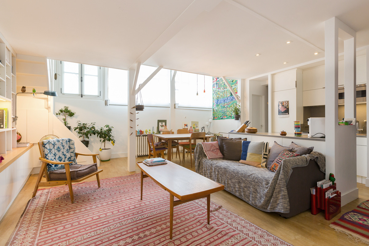 Atelier d'artiste paris - Réalisation B/A architectures