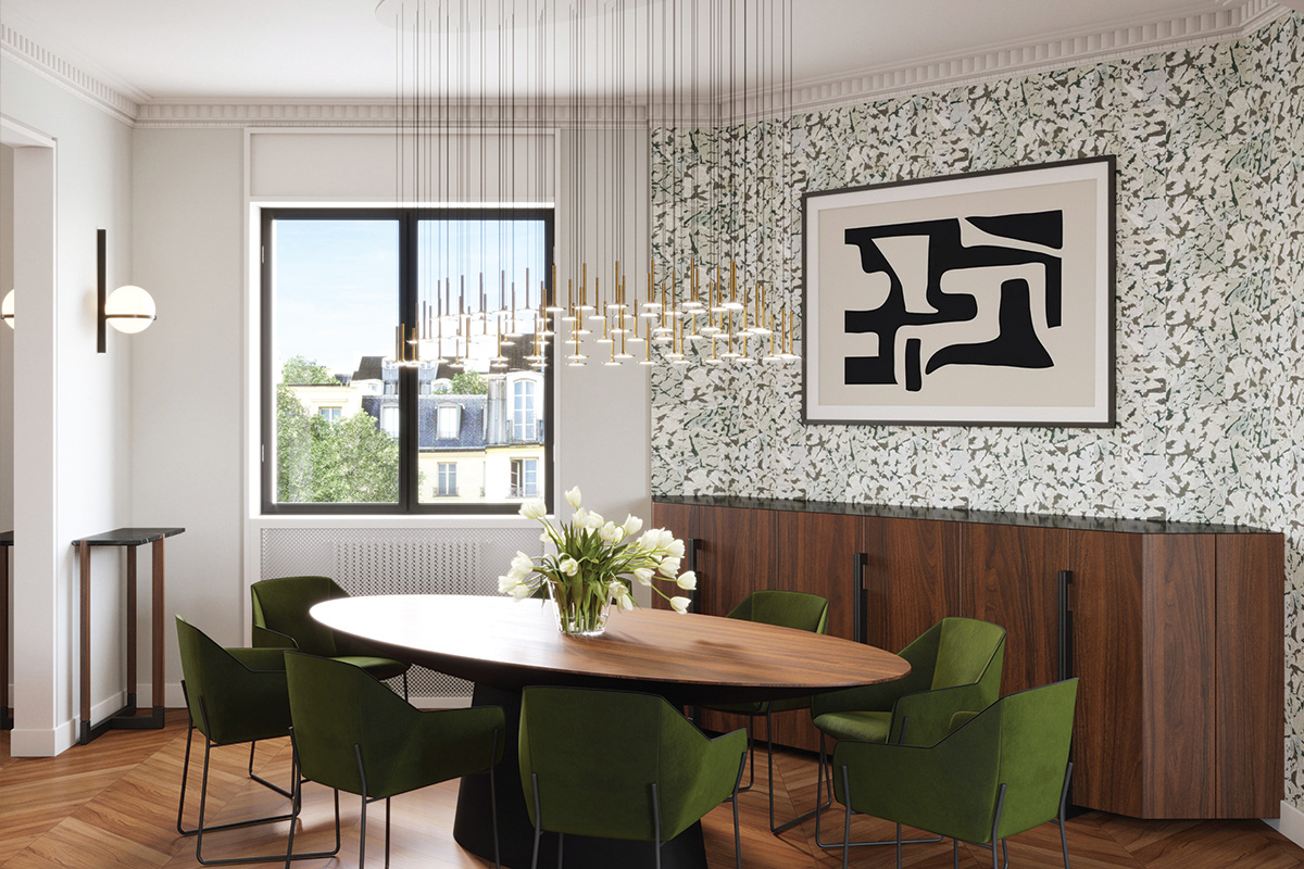 Appartement parisien haut de gamme - Réalisation B/A Architectures