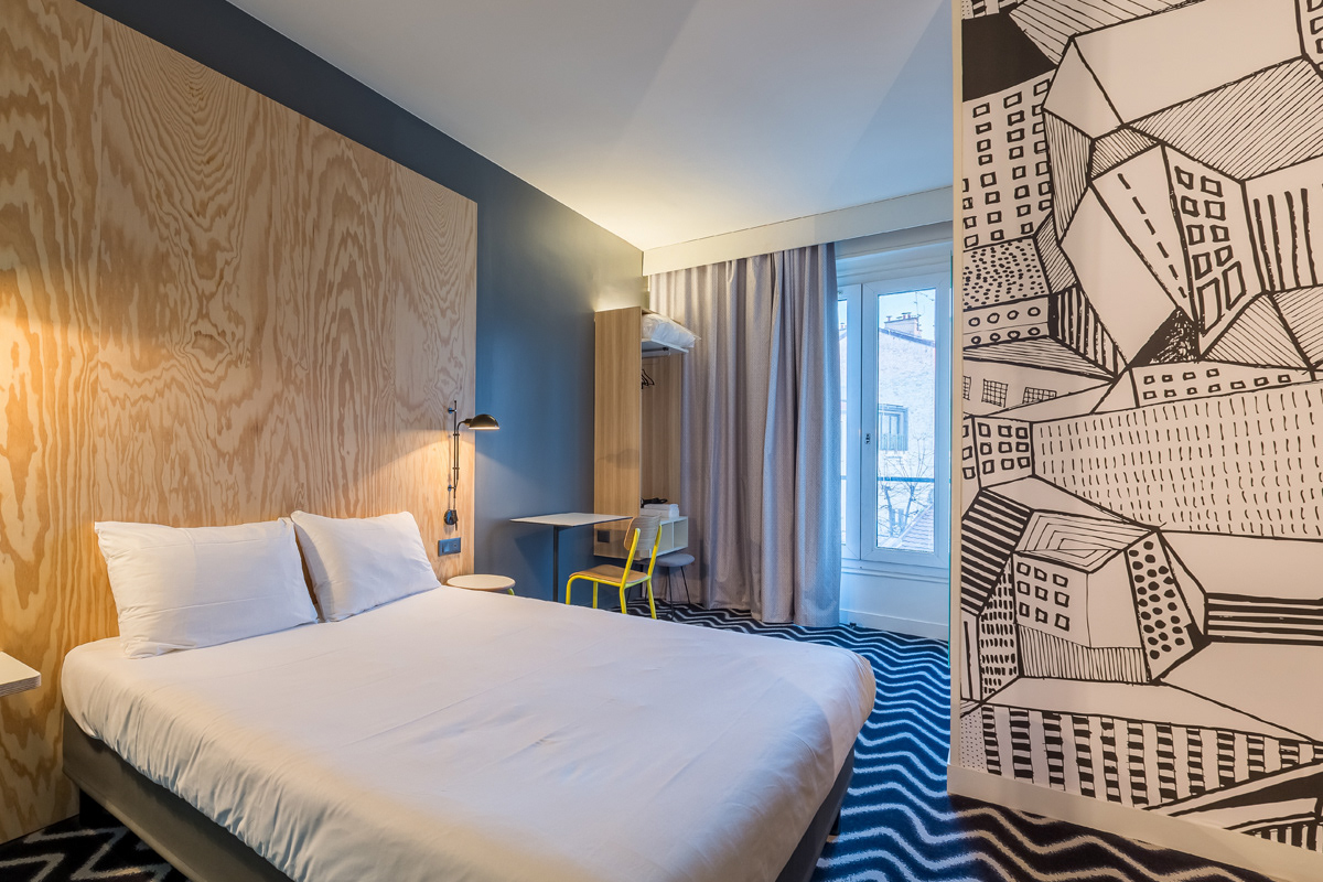 Ibis Styles Butte aux Cailles - Aménagement par B/A Architectures