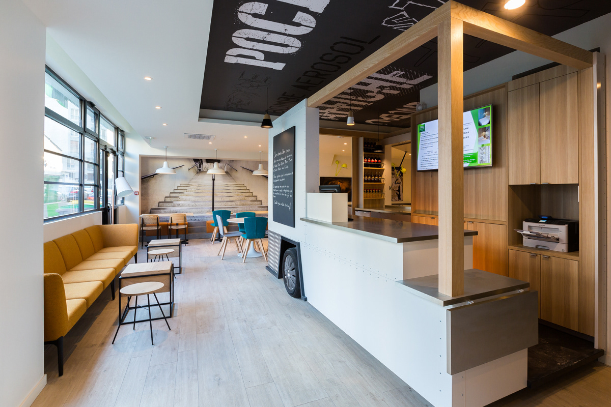 Ibis Styles Butte aux Cailles - Aménagement par B/A Architectures