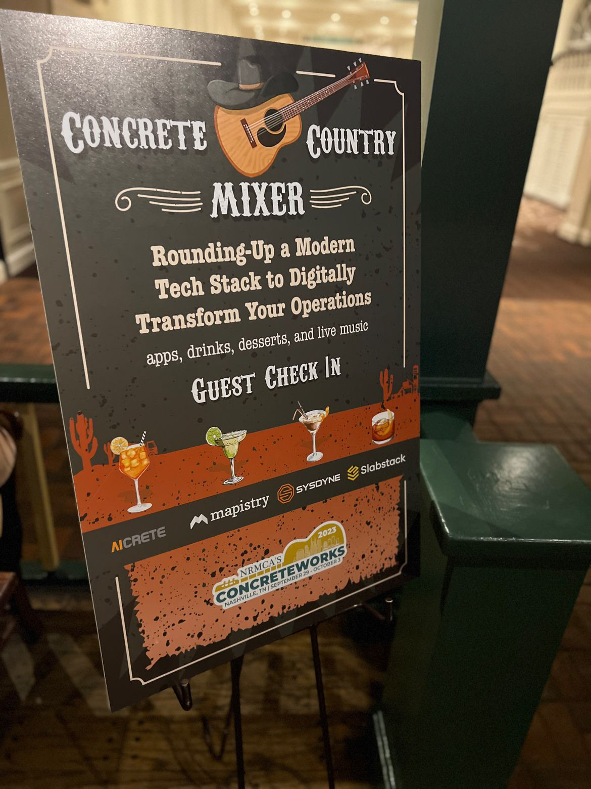 Poster for Event Check In Printed