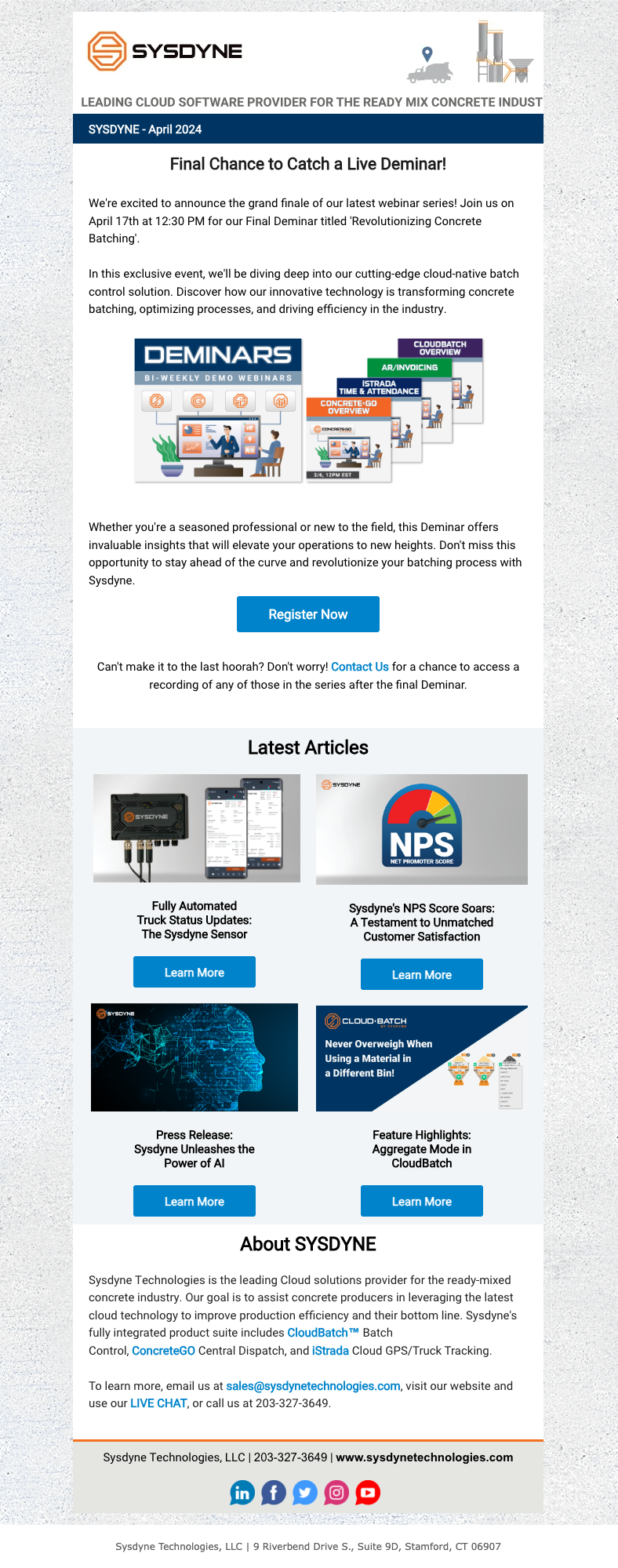 HTML native eblast