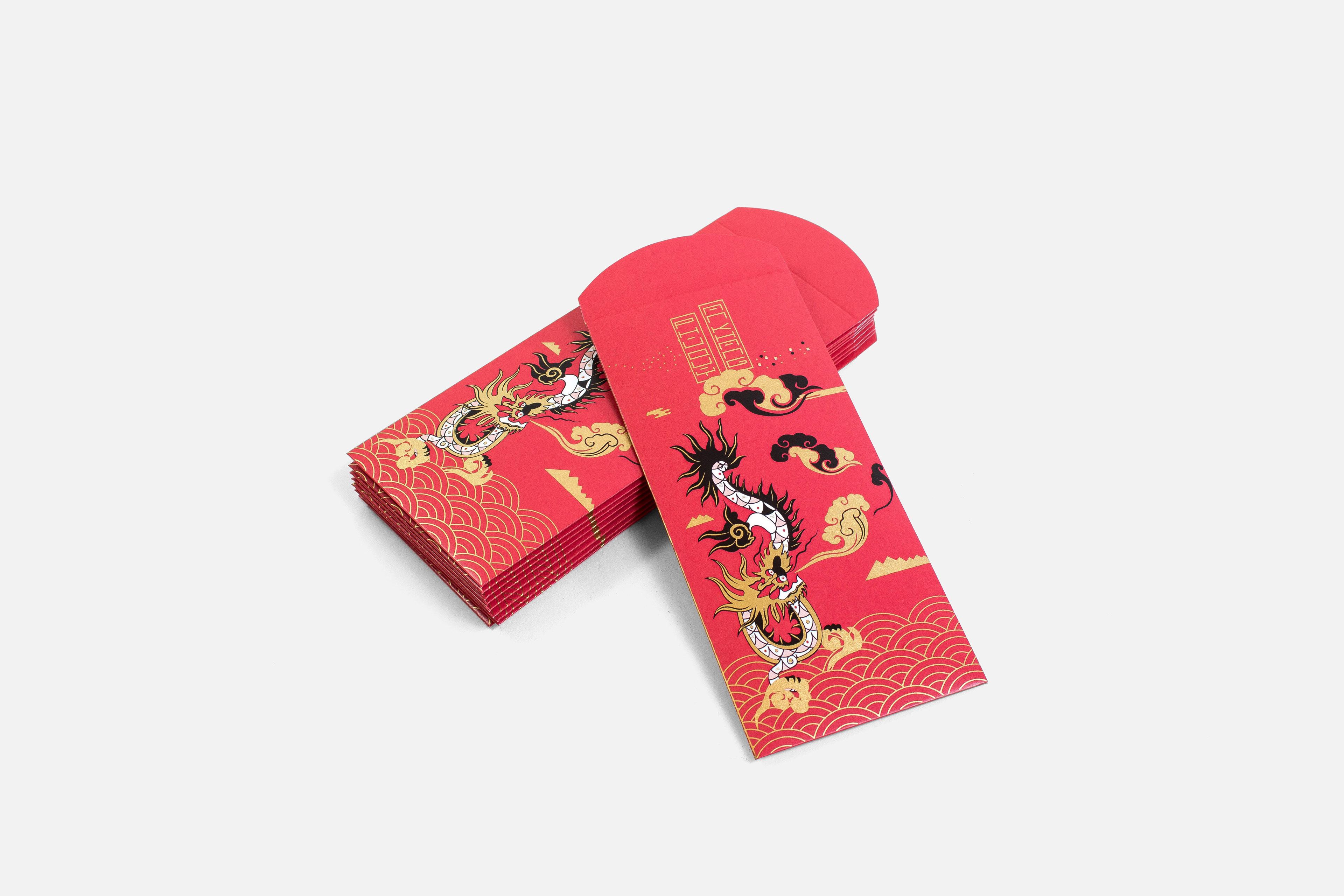 Chinese New Year Red Envelope (Vietnamese text)