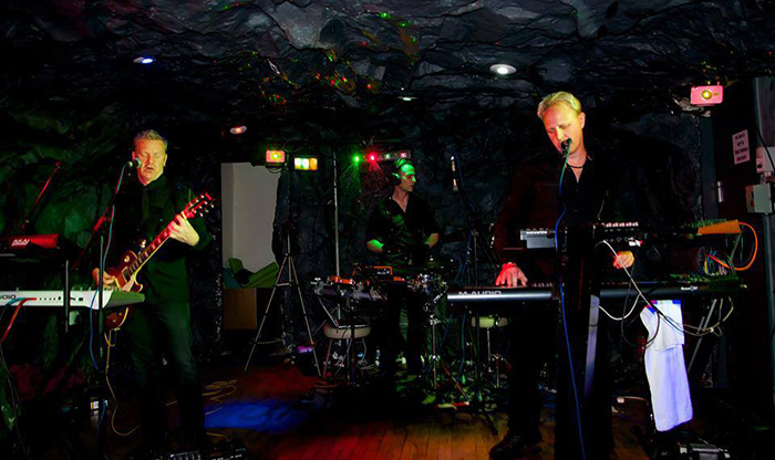 performing drums for tenek, uk