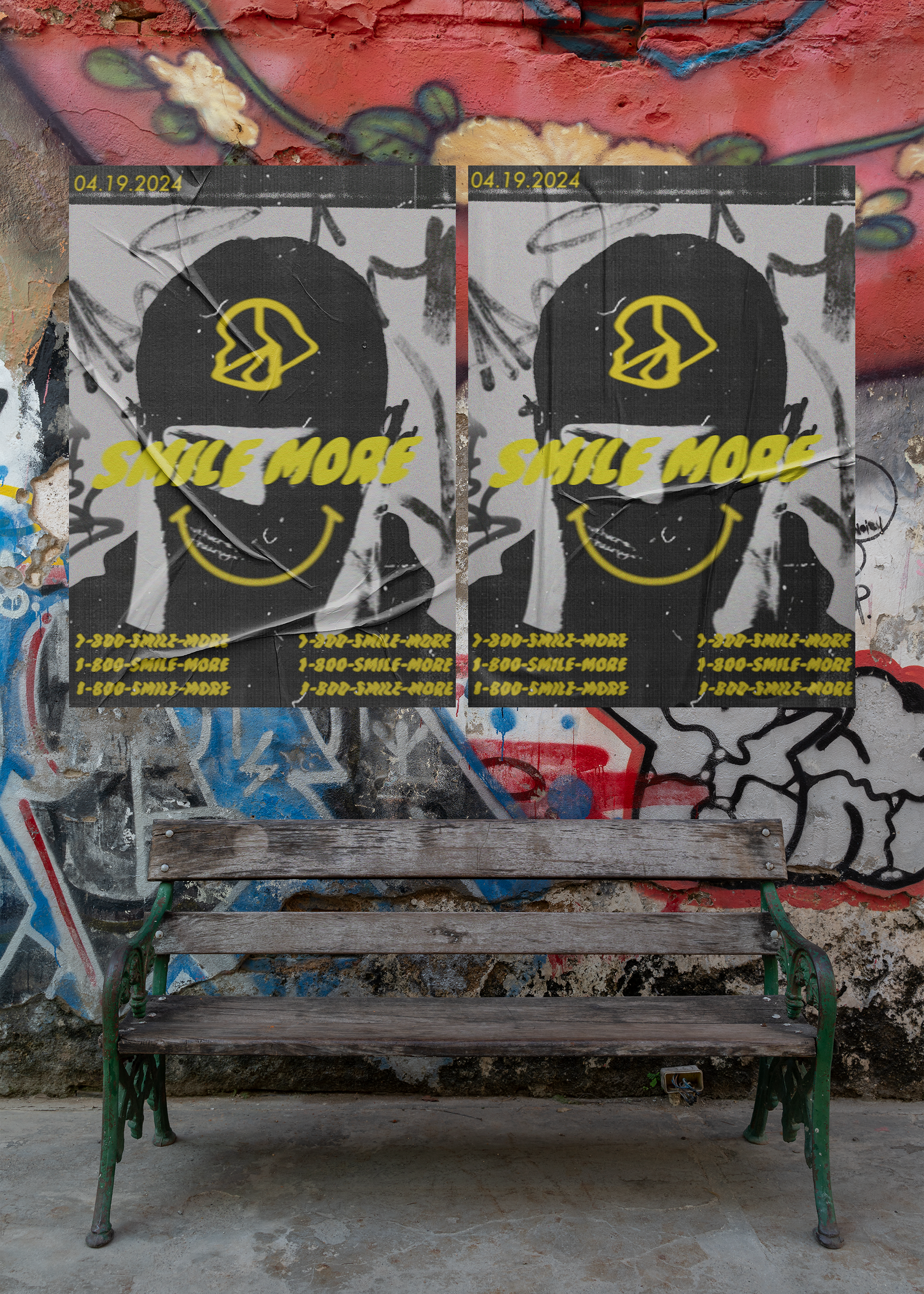 Smile More Poster Design