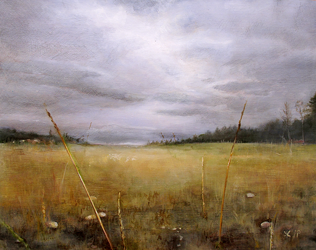 " Good Friday"  Oil on board.