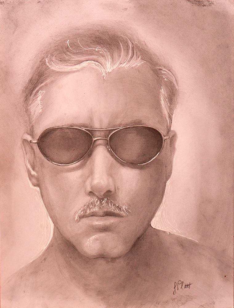 "Pervert"  Pencil on paper.