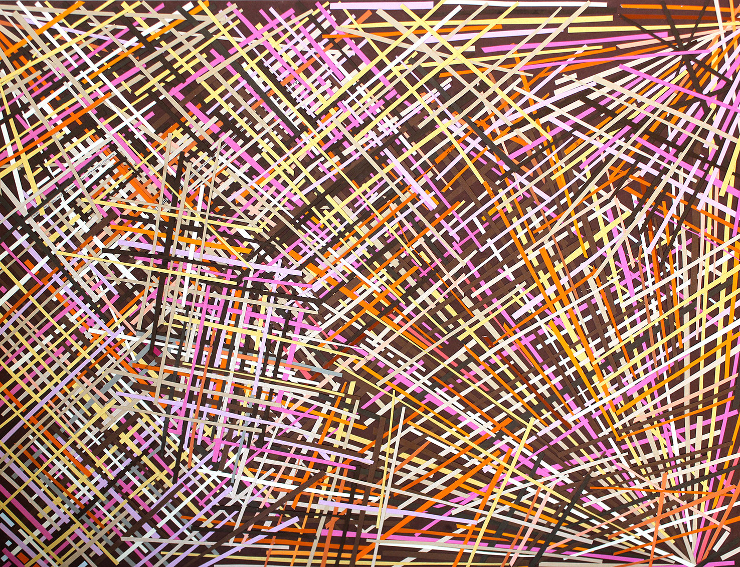 Urban Brown & Pink #1 (650 x 500mm)
