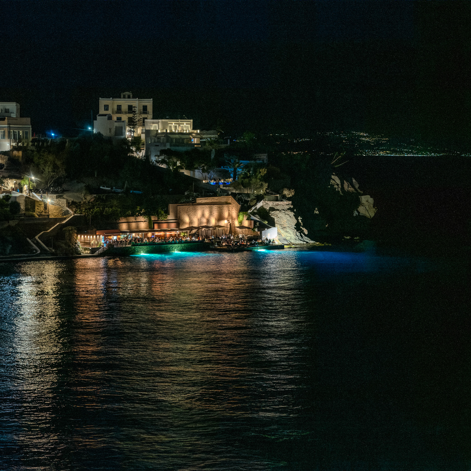 Asteria Beach with Pyros in Background