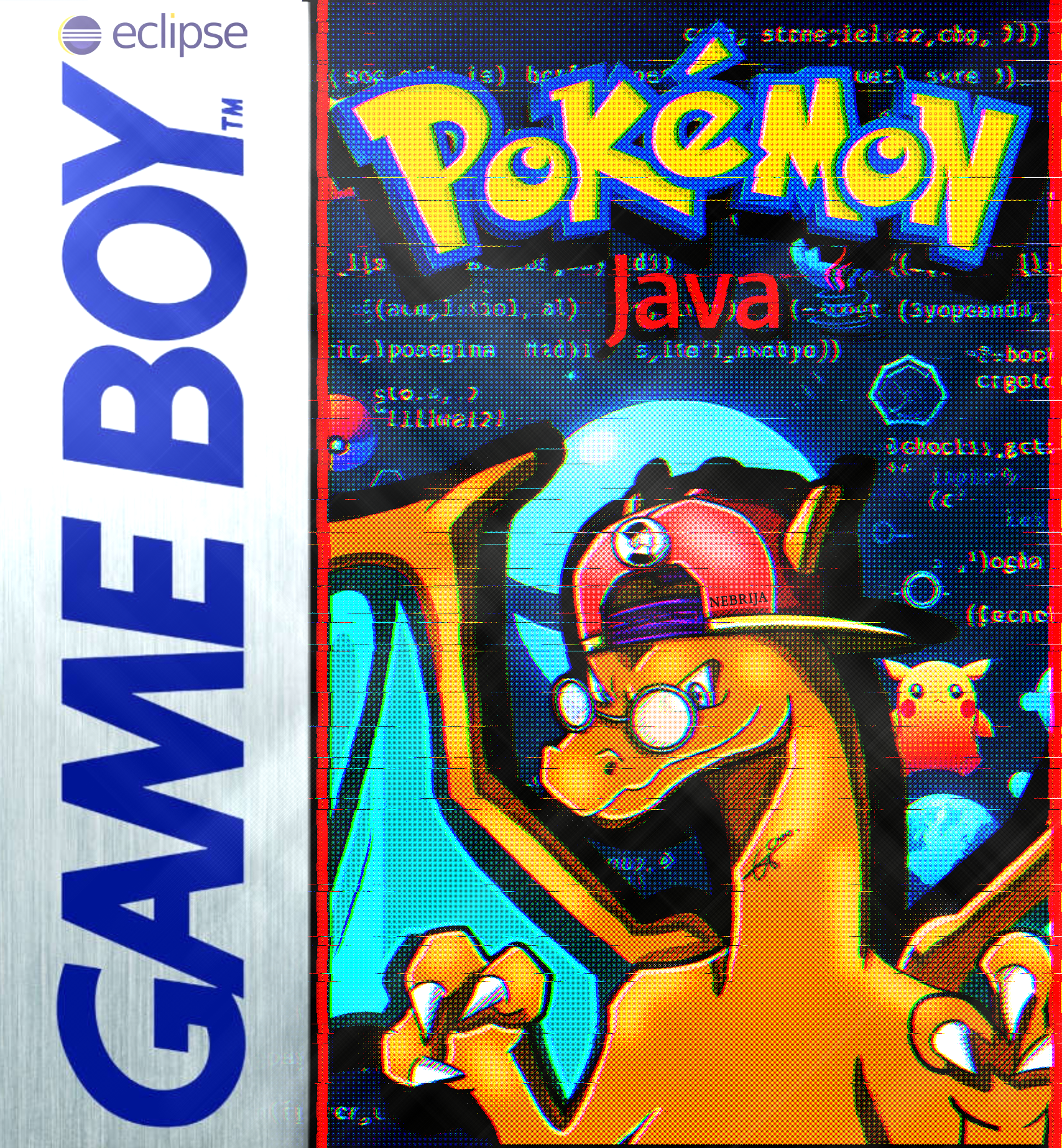 "Pokemon - Java Edition" – Illustration by Chao An Alarcón Chen, 2024.