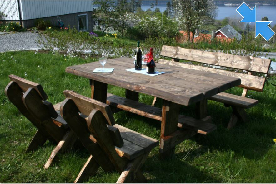 Produkt: Ei hagegruppe i villmarkstil.