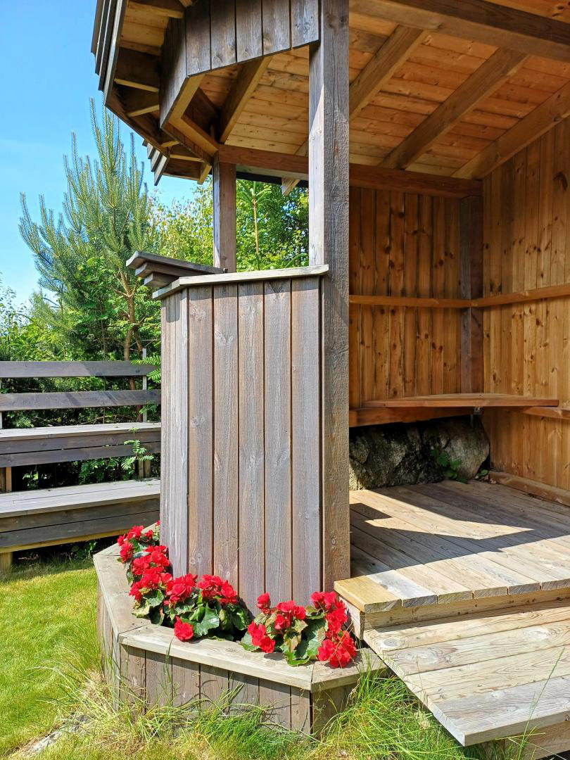 Talarstol i Solkroken, med sitjeplass for 50 gjester.