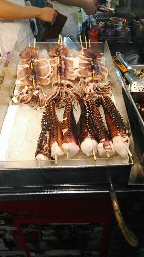 Du poulpe et de la sèche